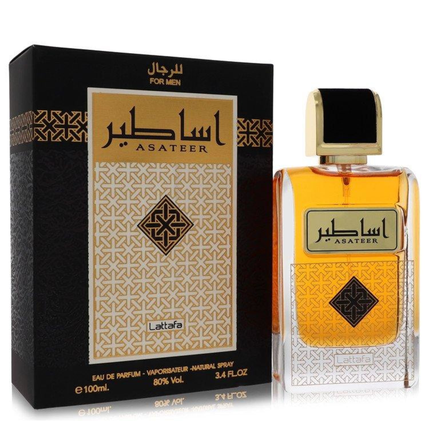 Asateer Lattafa Perfumes Eau de Parfum - Perfume Masculino 100ml
