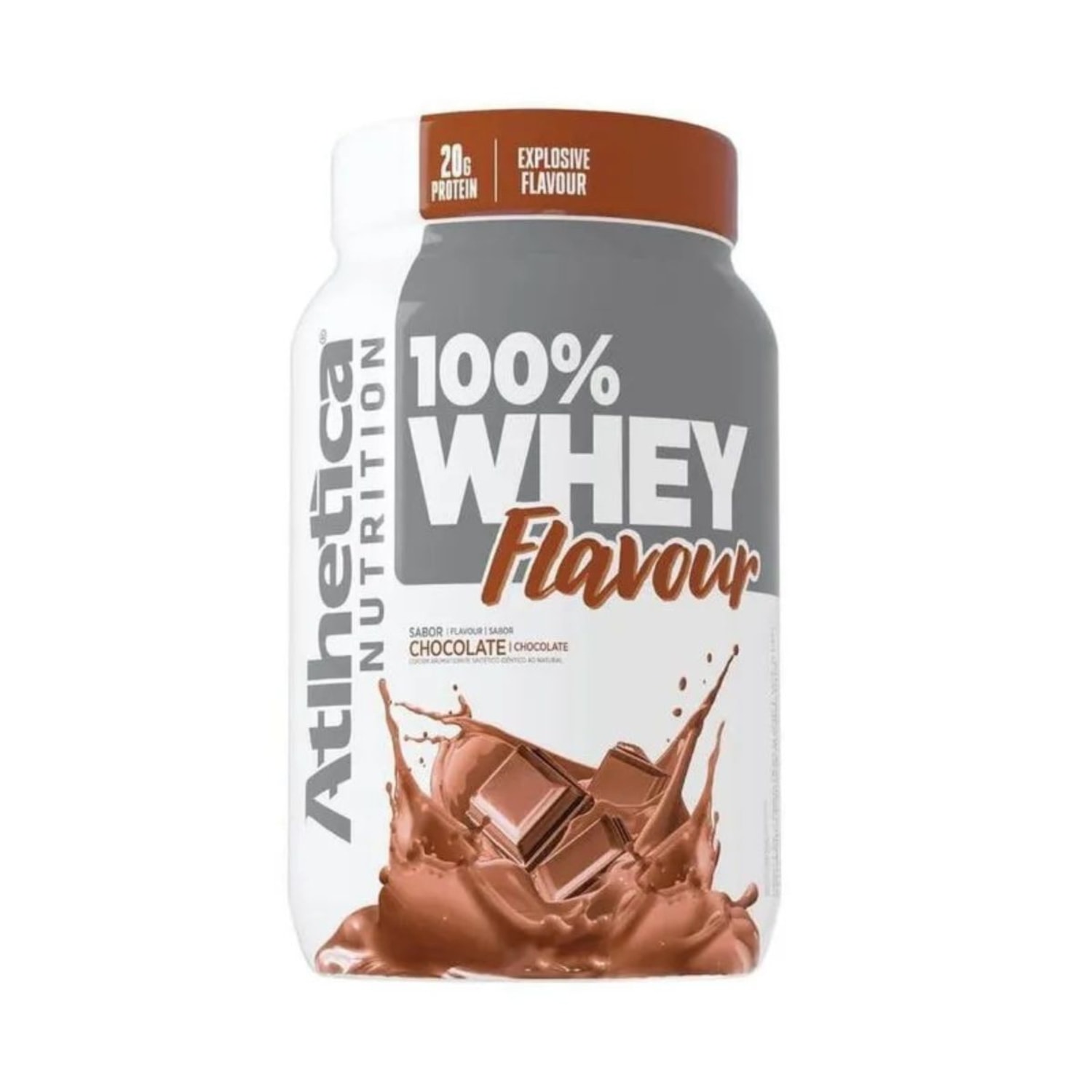 Whey Protein 100% Atlhetica Nutrition Sabor Chocolate 900g