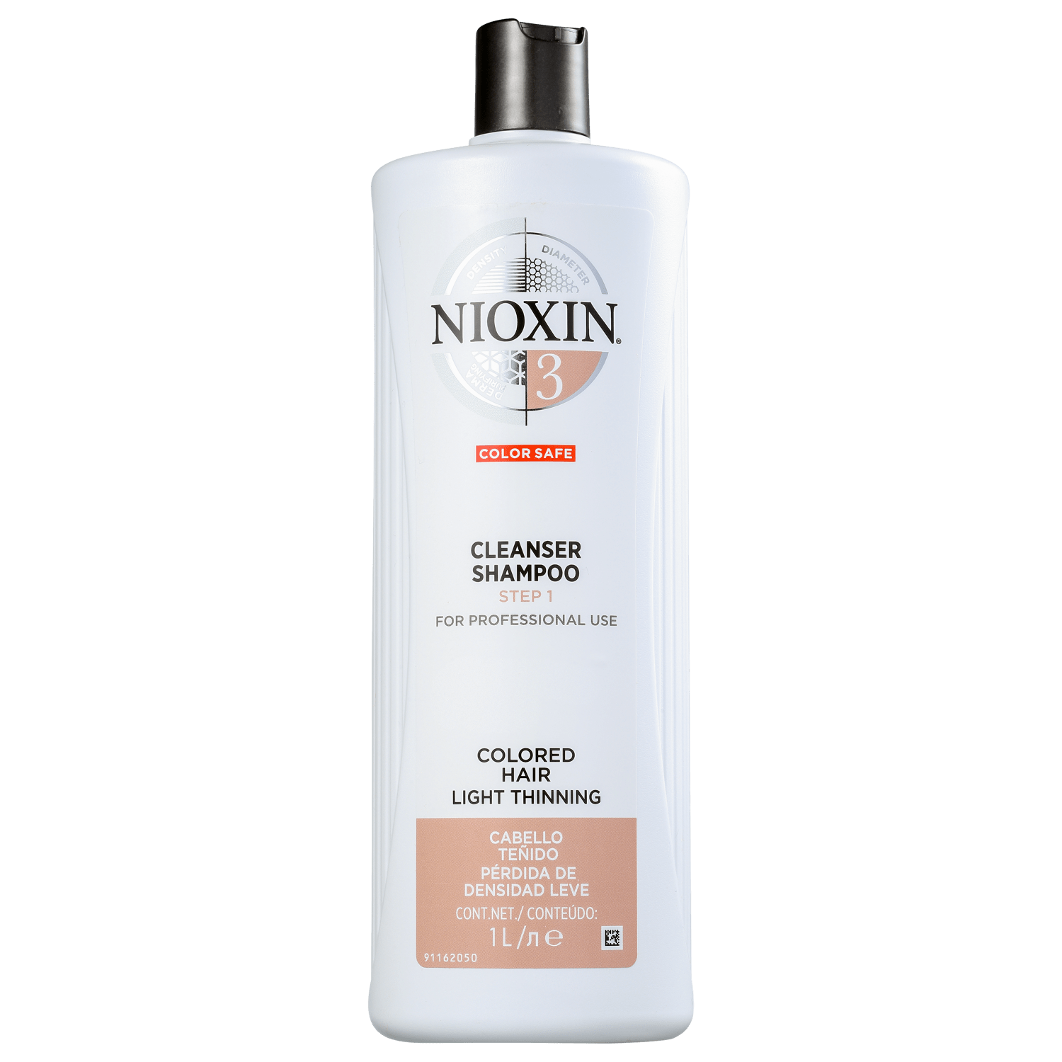 Nioxin Sistema 3 - Shampoo Contra Afinamento Capilar 1L