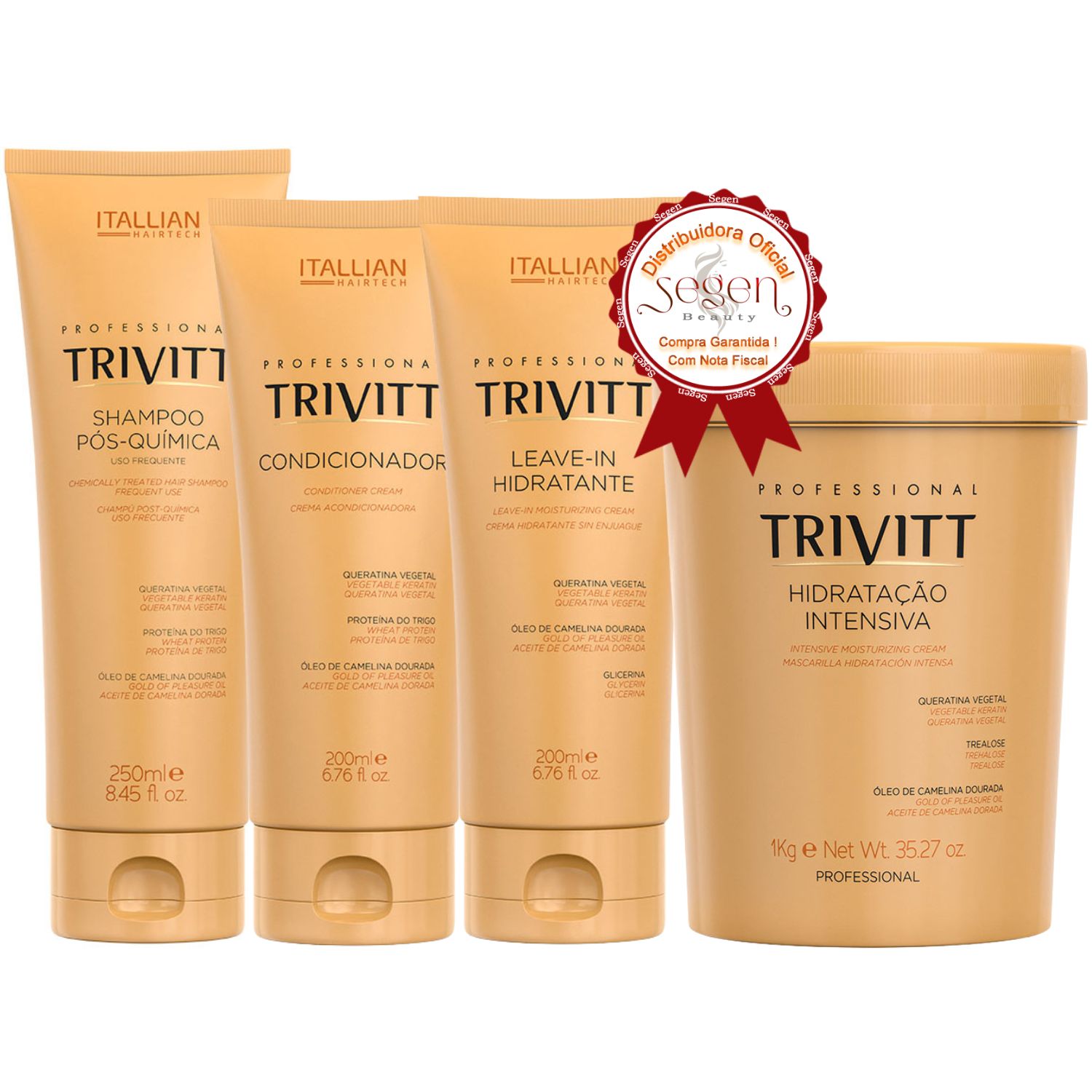 Kit Manutenção Trivitt + Máscara de Hidratação Intensiva 1Kg