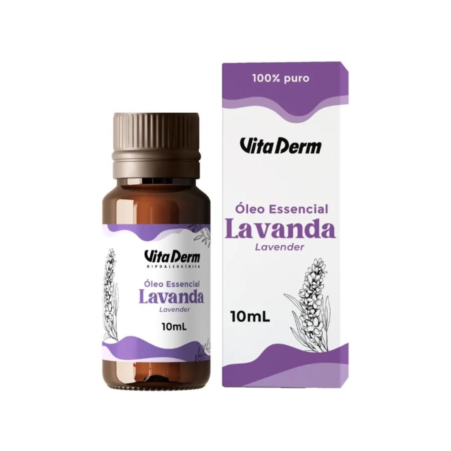 Vita Derm Óleo Essencial de Lavanda 10ml