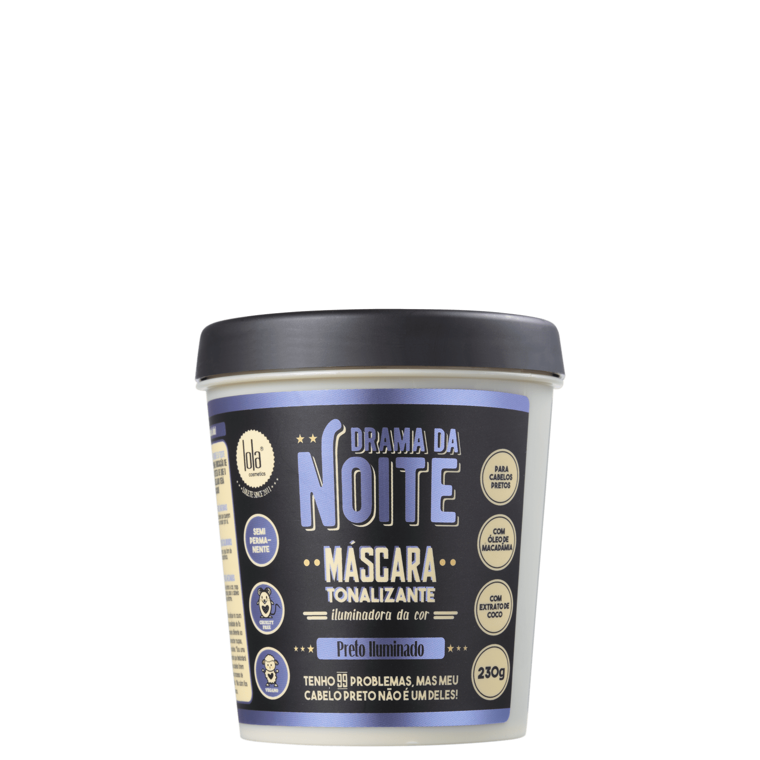 Lola Cosmetics Drama da Noite - Máscara Tonalizante 230g
