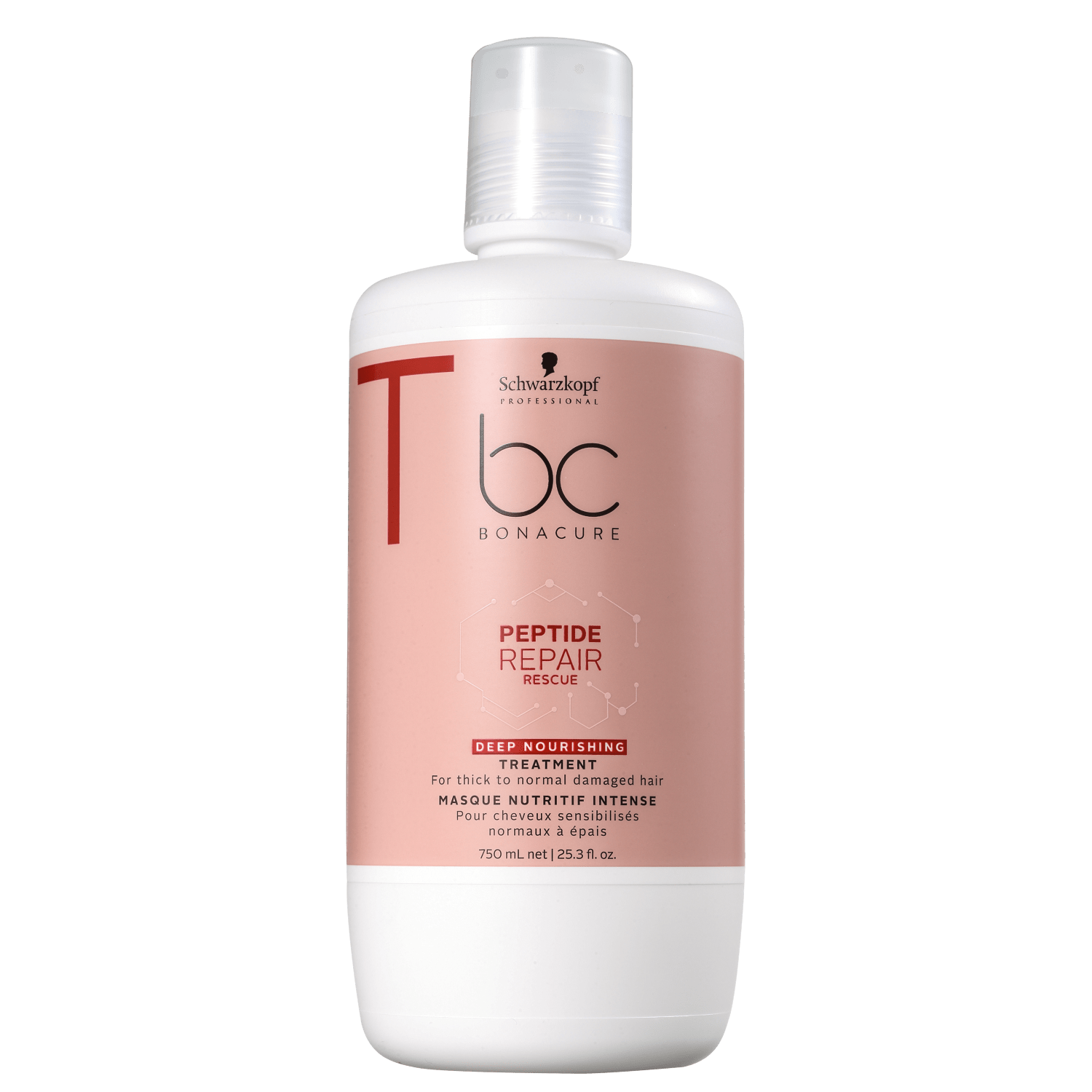Schwarzkopf Professional BC Bonacure Peptide Repair Rescue Deep Nourish Treatment - Máscara Capilar 750ml