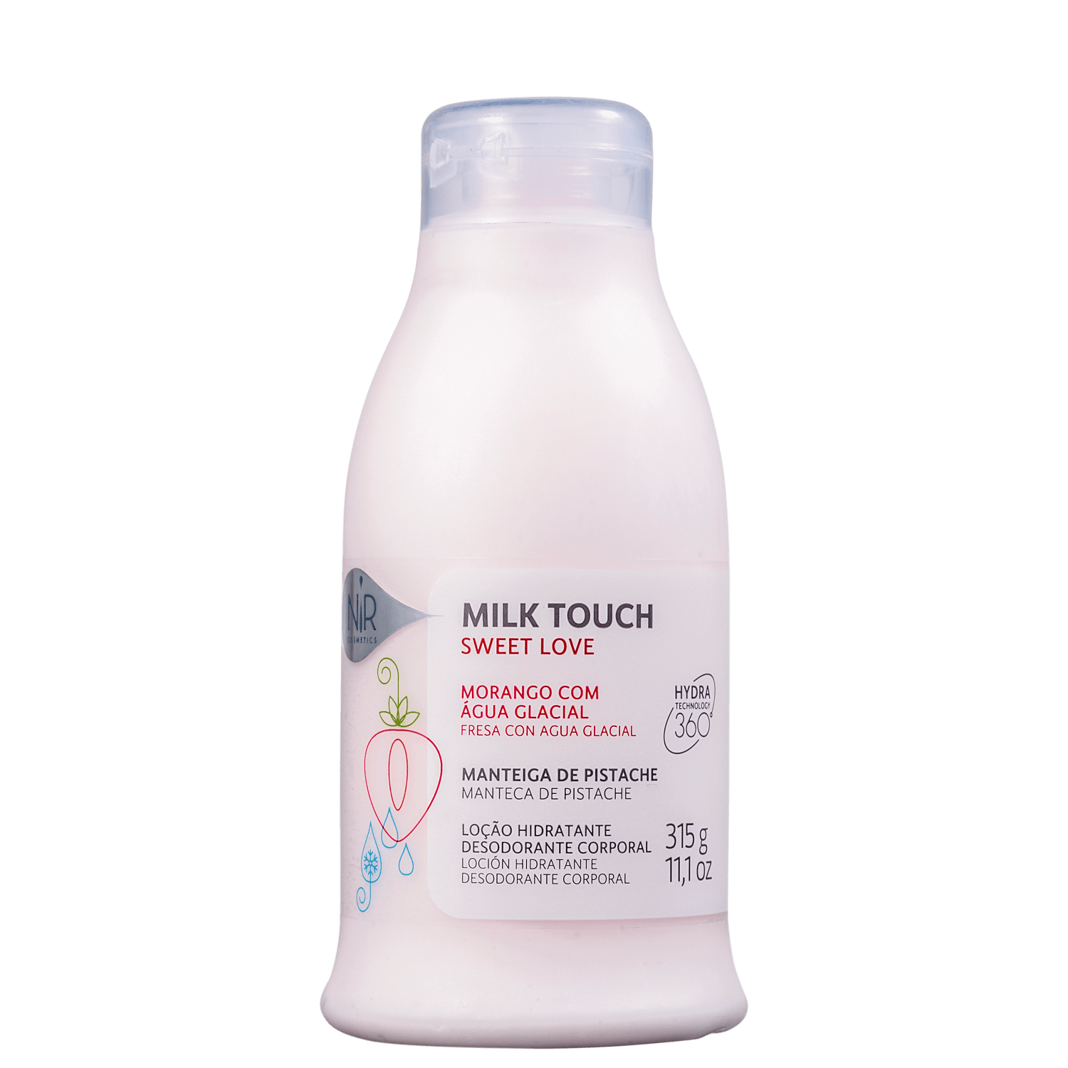 Nir Cosmetics Milk Touch Sweet Love - Loção Hidratante Corporal 315g