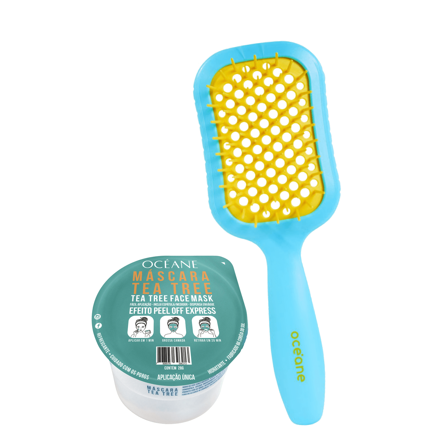 Kit Océane Tea Tree & Joy Brush (2 Produtos)