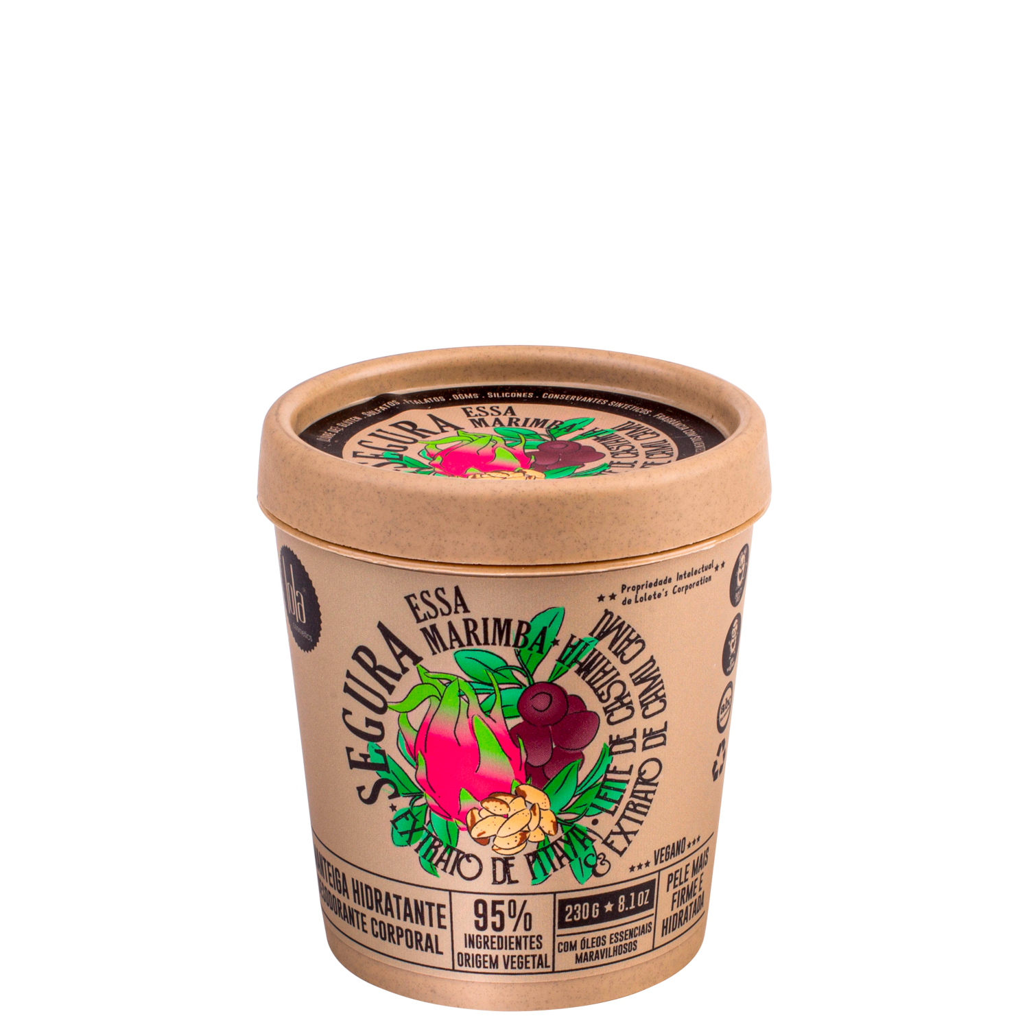 Lola Cosmetics Segura Essa Marimba Extrato de Pitaya - Hidratante Corporal 230g