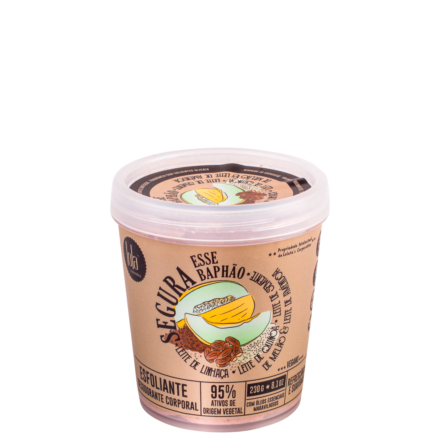 Lola Cosmetics Segura Esse Baphão Leite de Linhaça - Esfoliante 230g