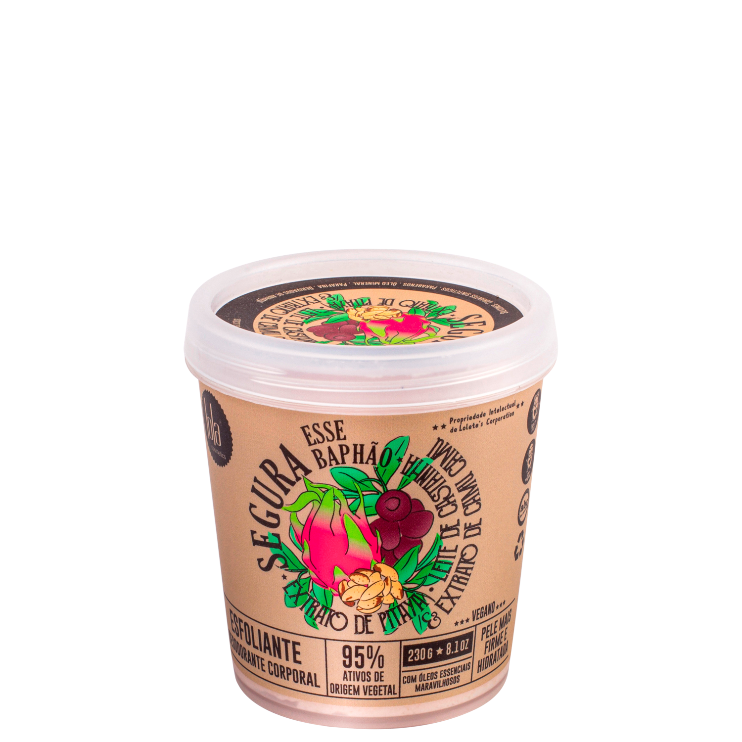 Lola Cosmetics Segura Esse Baphão Extrato de Pitaya - Esfoliante 230g