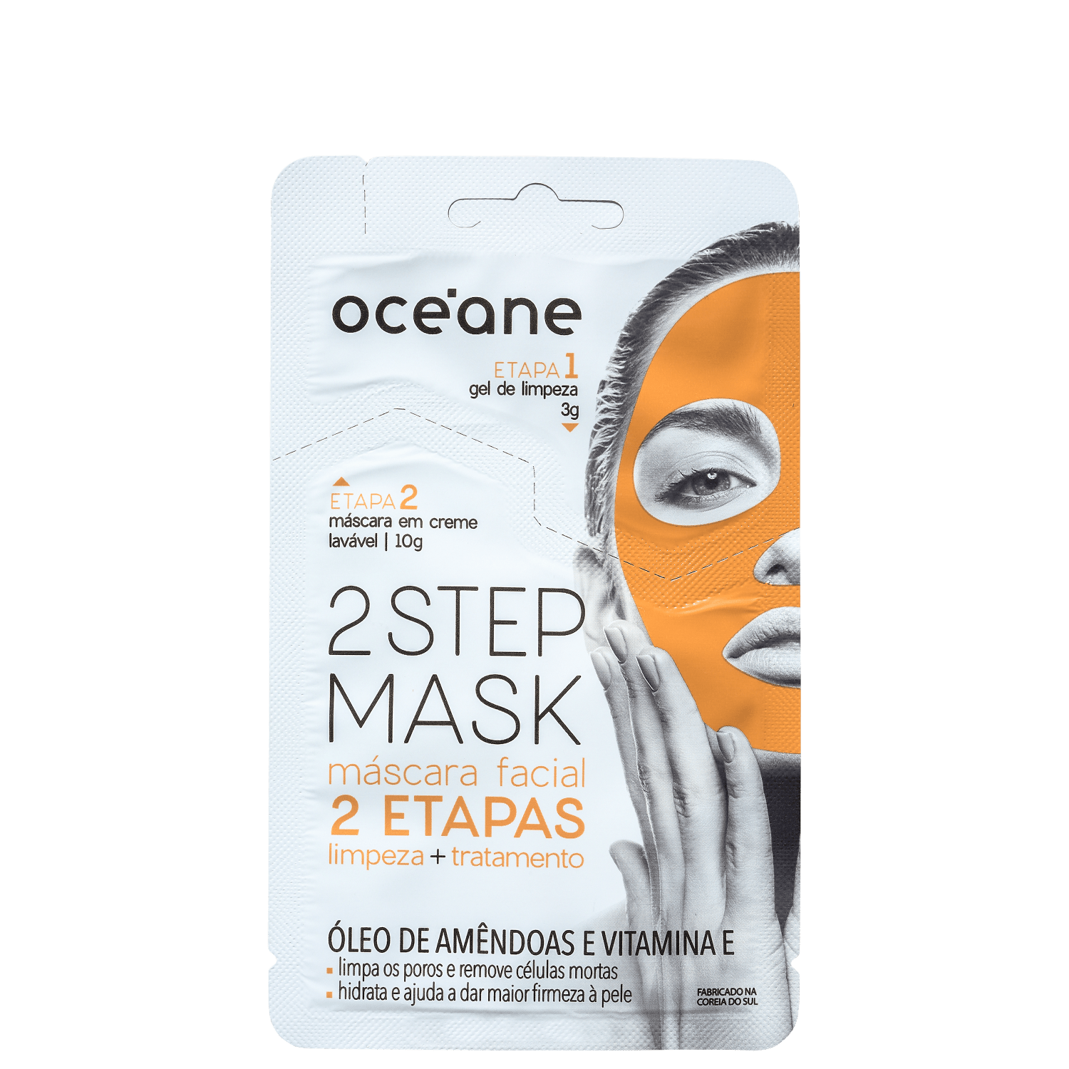 Océane 2 Step Amêndoa e Vitamina E - Máscara Facial 13g