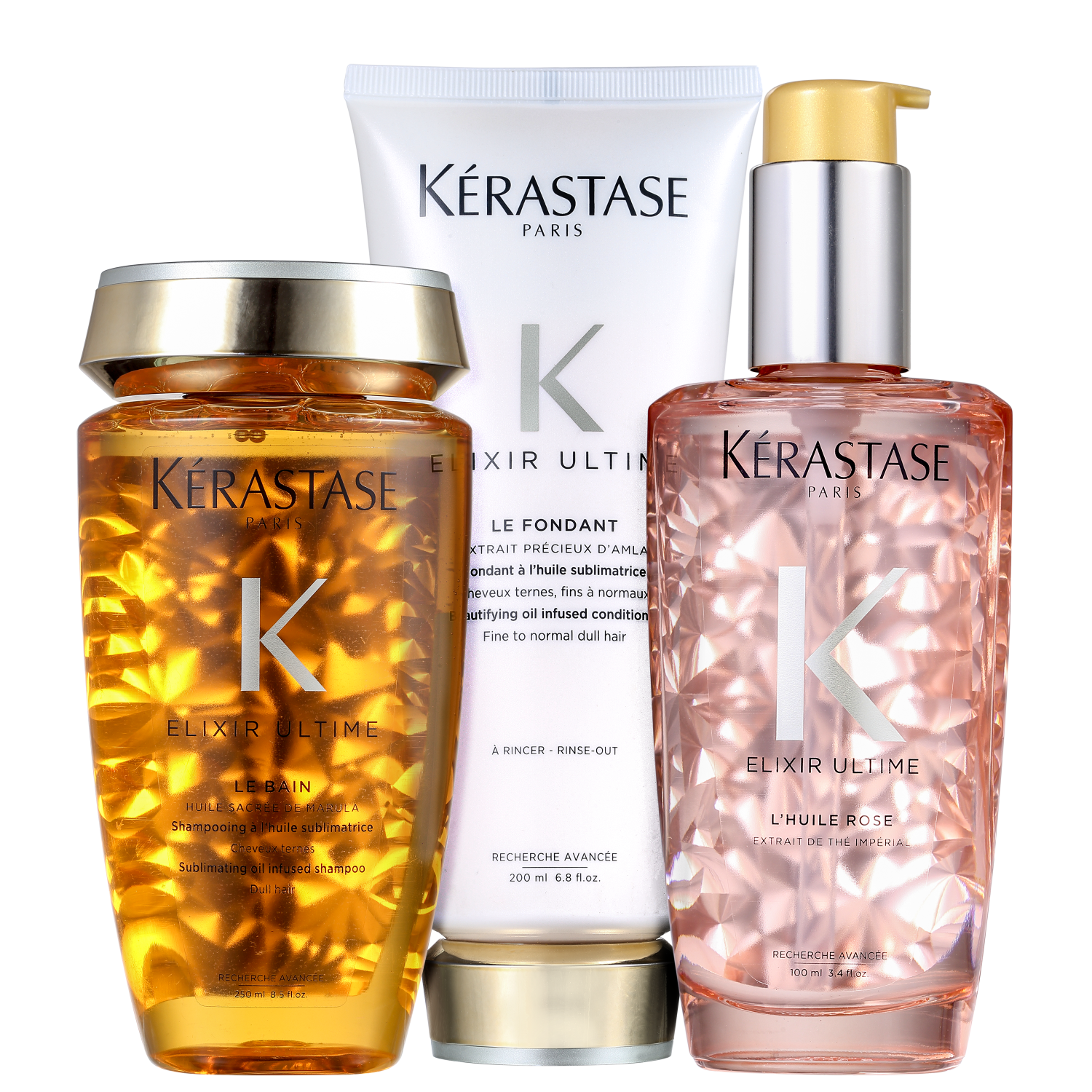 Kit Kérastase Elixir Ultime Rose (3 Produtos)