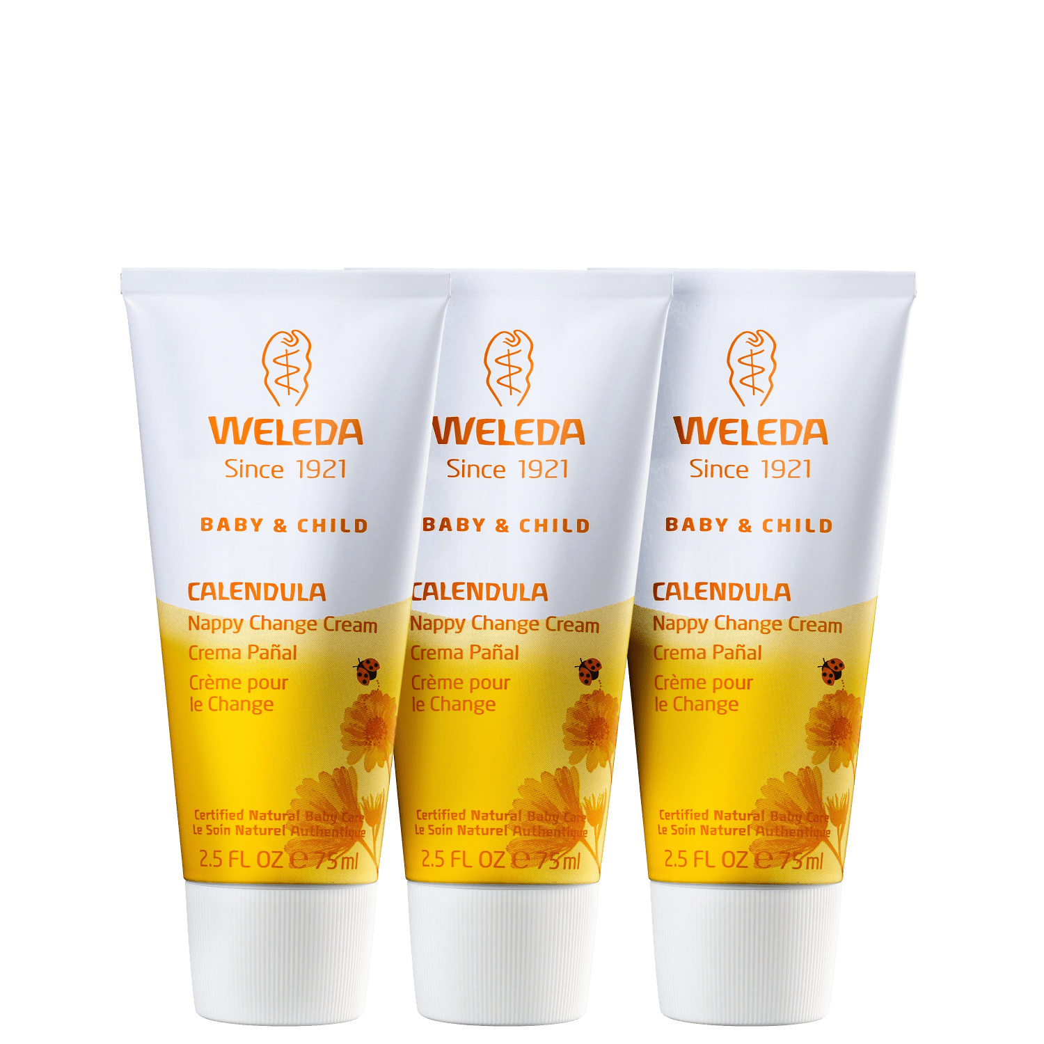 Kit Weleda Baby Calêndula - Cremes para Assaduras 3x75ml