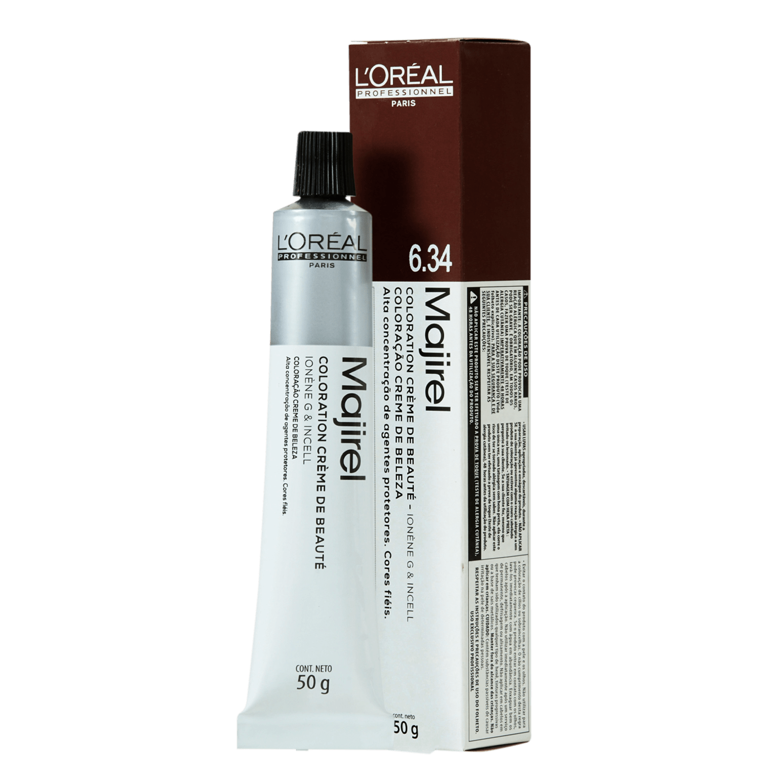 L'Oréal Professionnel Majirel 6.34 Louro Escuro Dourado Acobreado - Coloração 50g