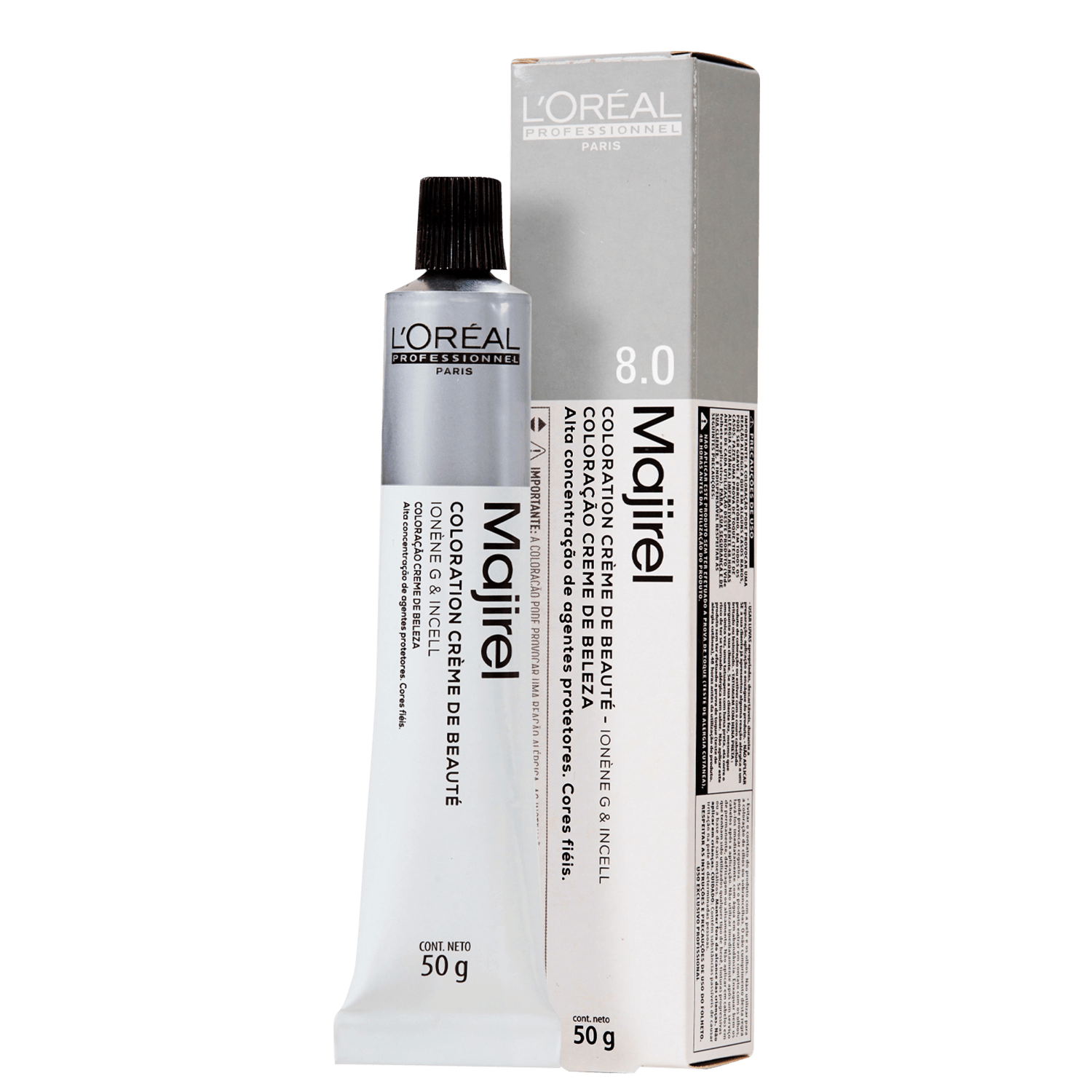 L'Oréal Professionnel Majirel 8.0 Louro Claro Natural Profundo - Coloração 50g