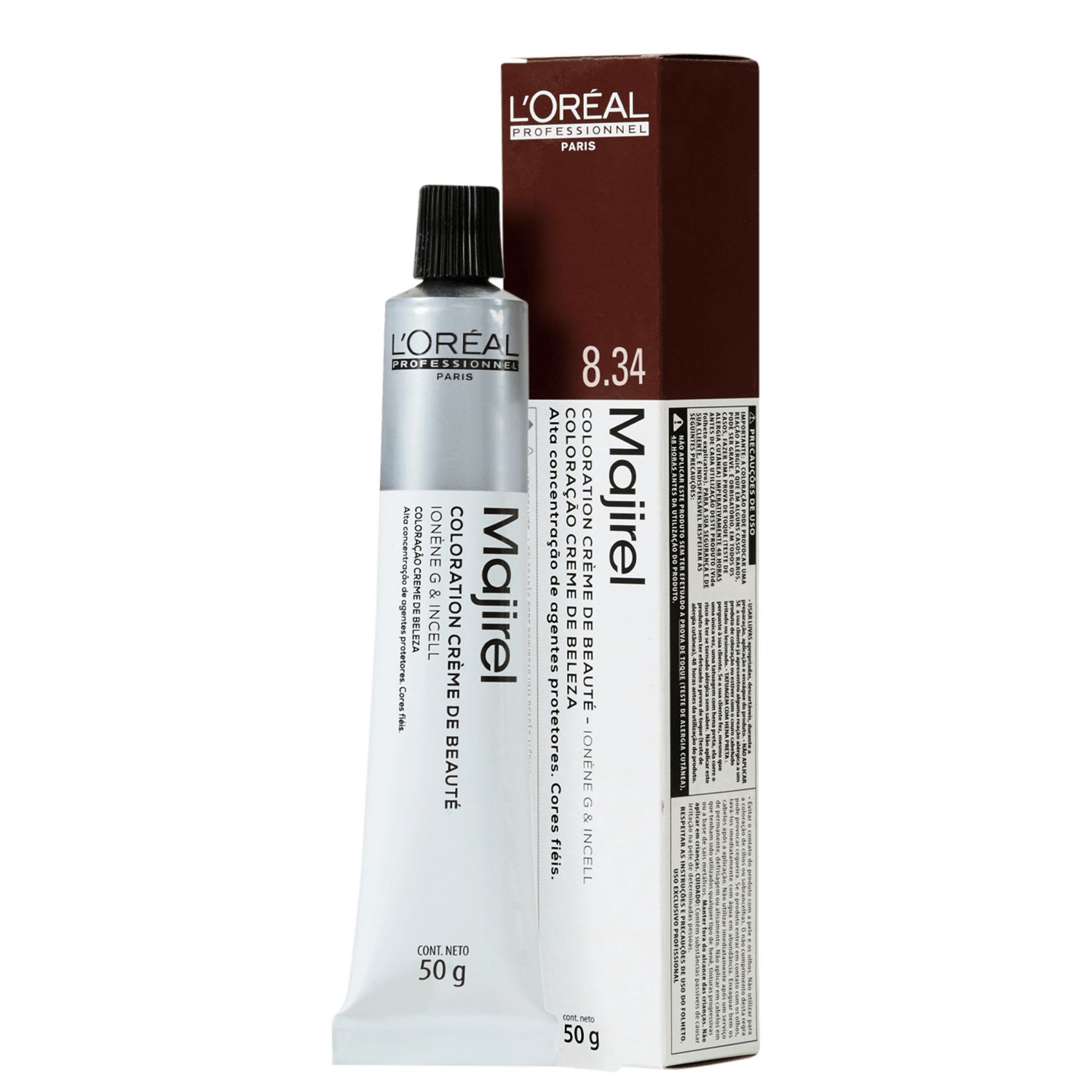 L'Oréal Professionnel Majirel 8.34 Louro Claro Dourado Acobreado - Coloração 50g