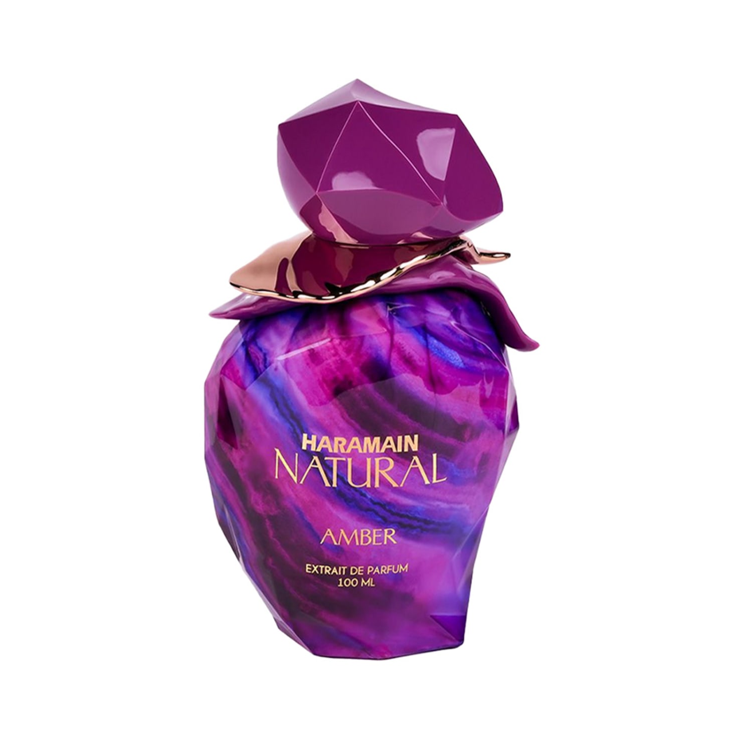 100ml - Natural Amber Al Haramain - Perfume Compartilhável - Extrait de Parfum