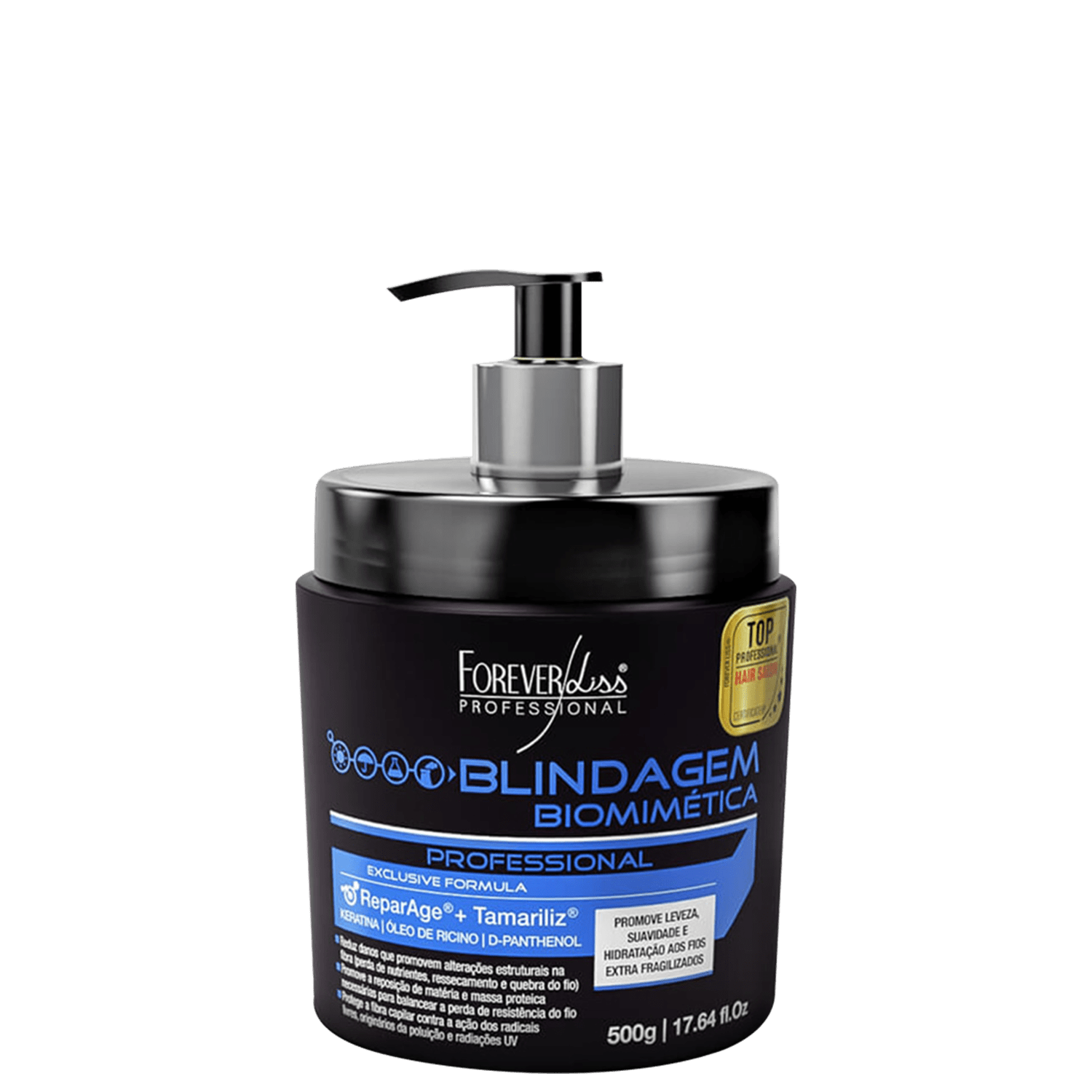 Forever Liss Professional Blindagem Biomimética - Máscara Capilar 500g