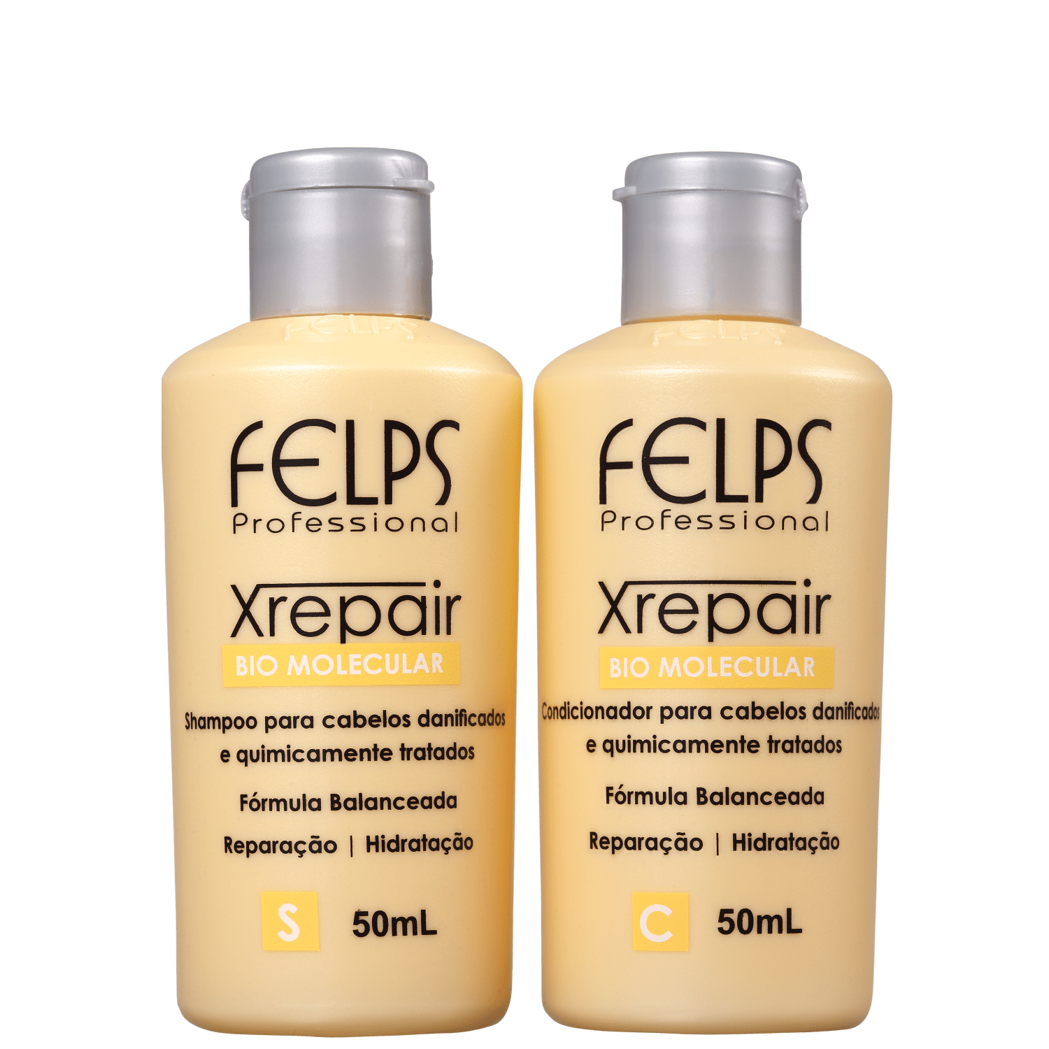 Kit Felps Professional XRepair Bio Molecular - Shampoo e Condicionador 2x50ml