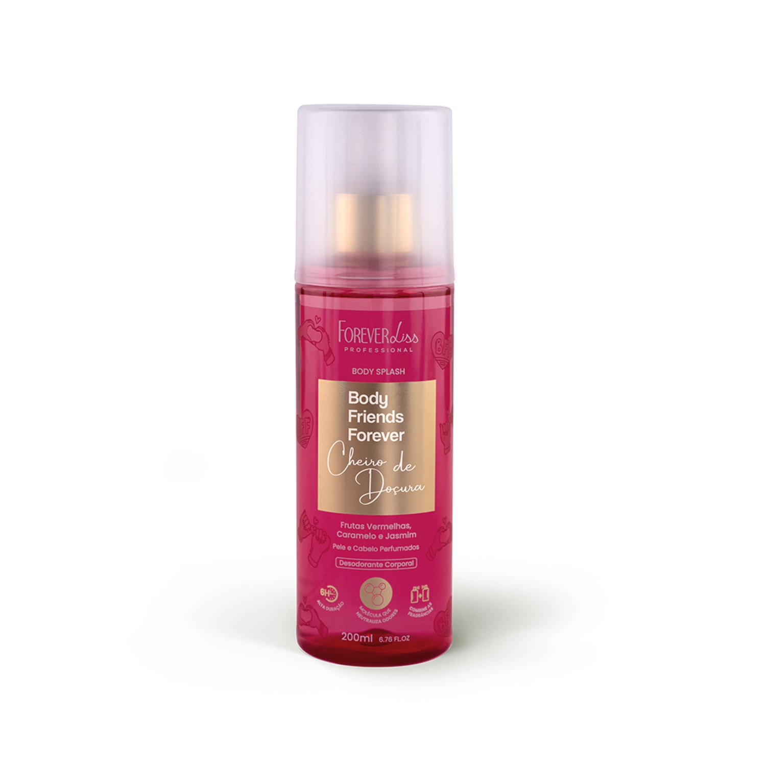 Body Splash Cheiro De Doçura 200ML Forever Liss
