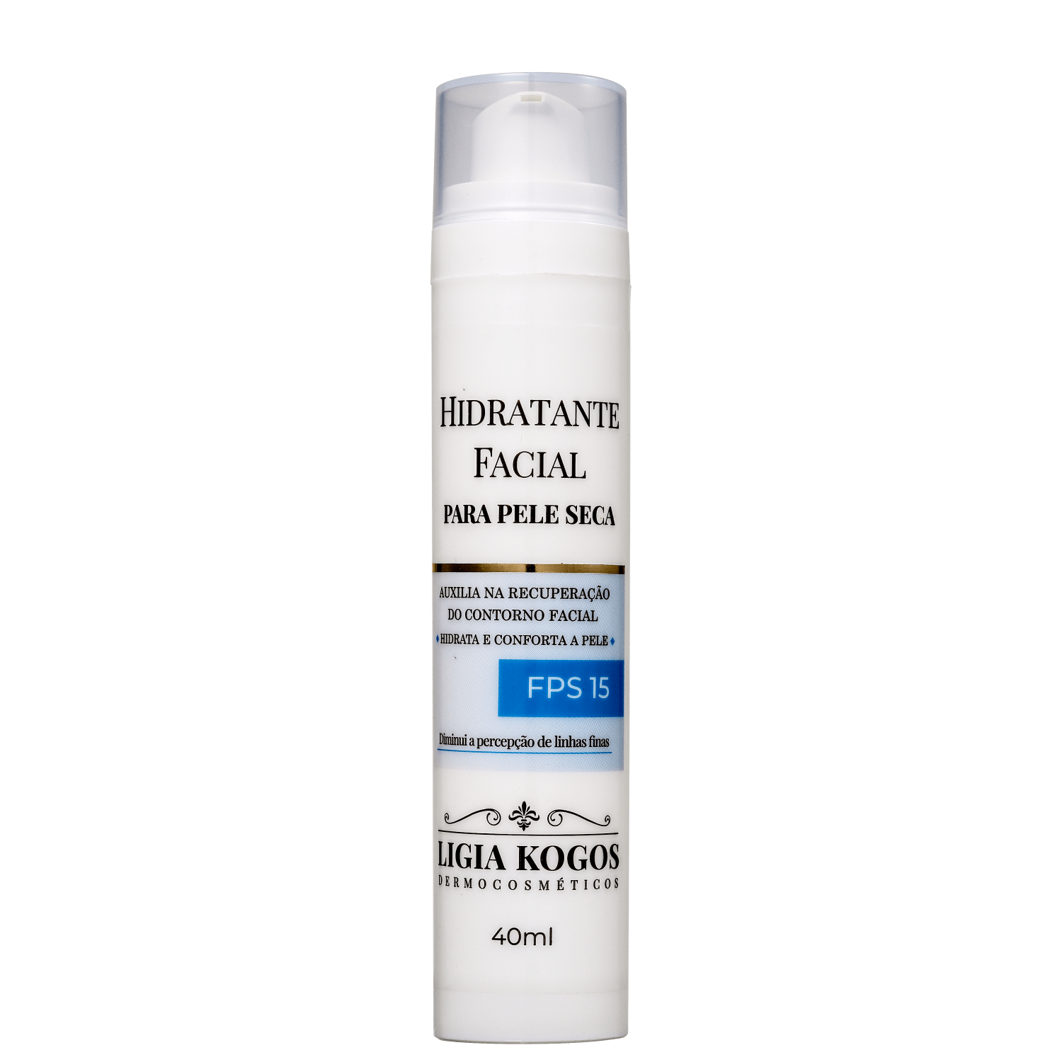 Ligia Kogos Pele Seca FPS 15 - Hidratante Facial 40ml