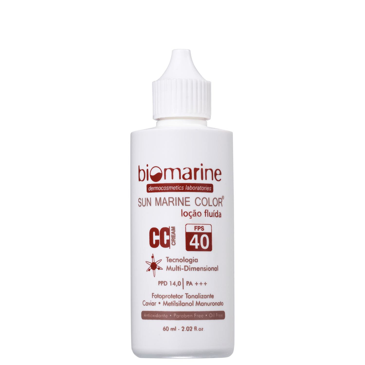 Biomarine Sun Marine Color FPS 40 Bege - CC Cream 60g