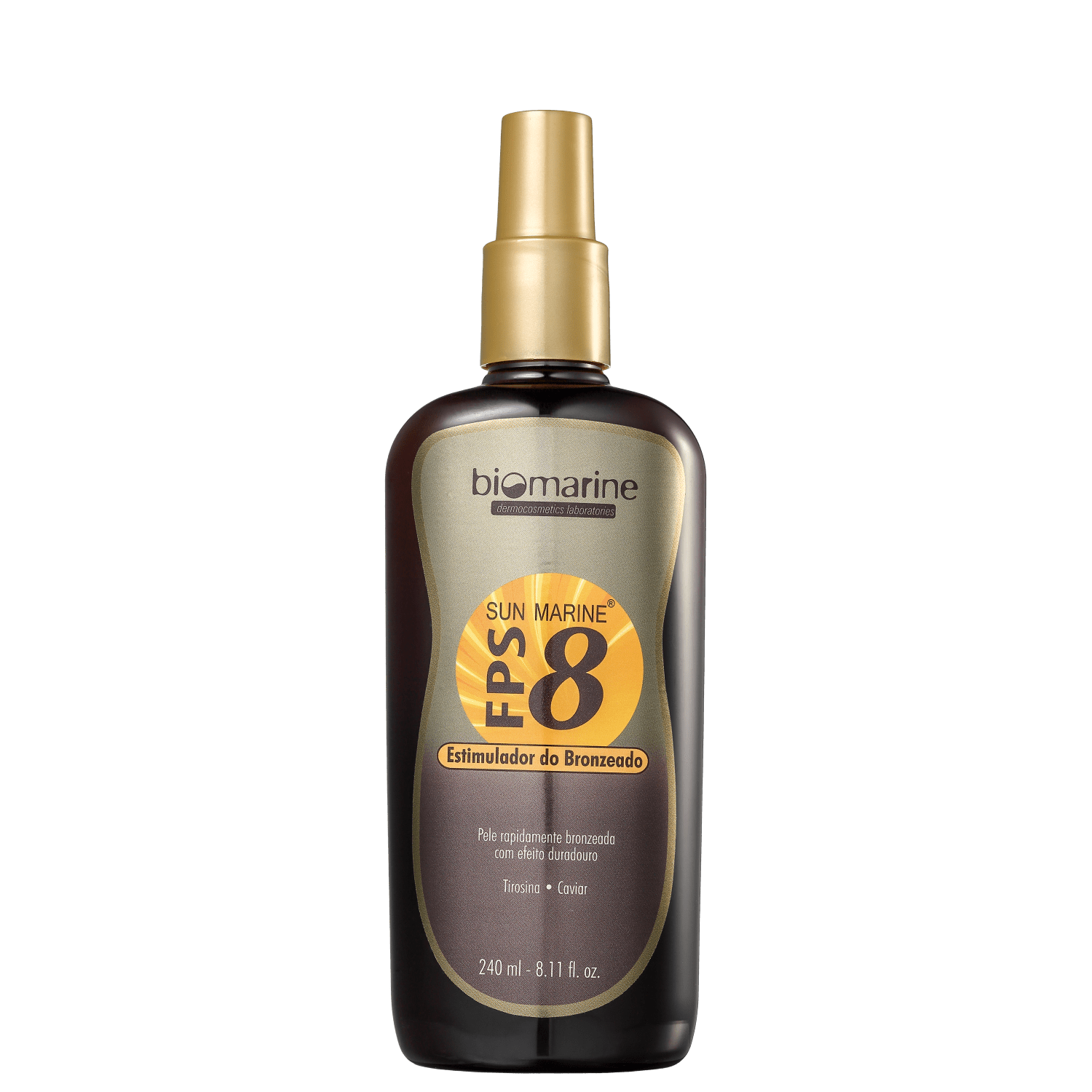 Biomarine Sun Marine Estimulador de Bronzeado FPS 8 - Bronzeador 240ml