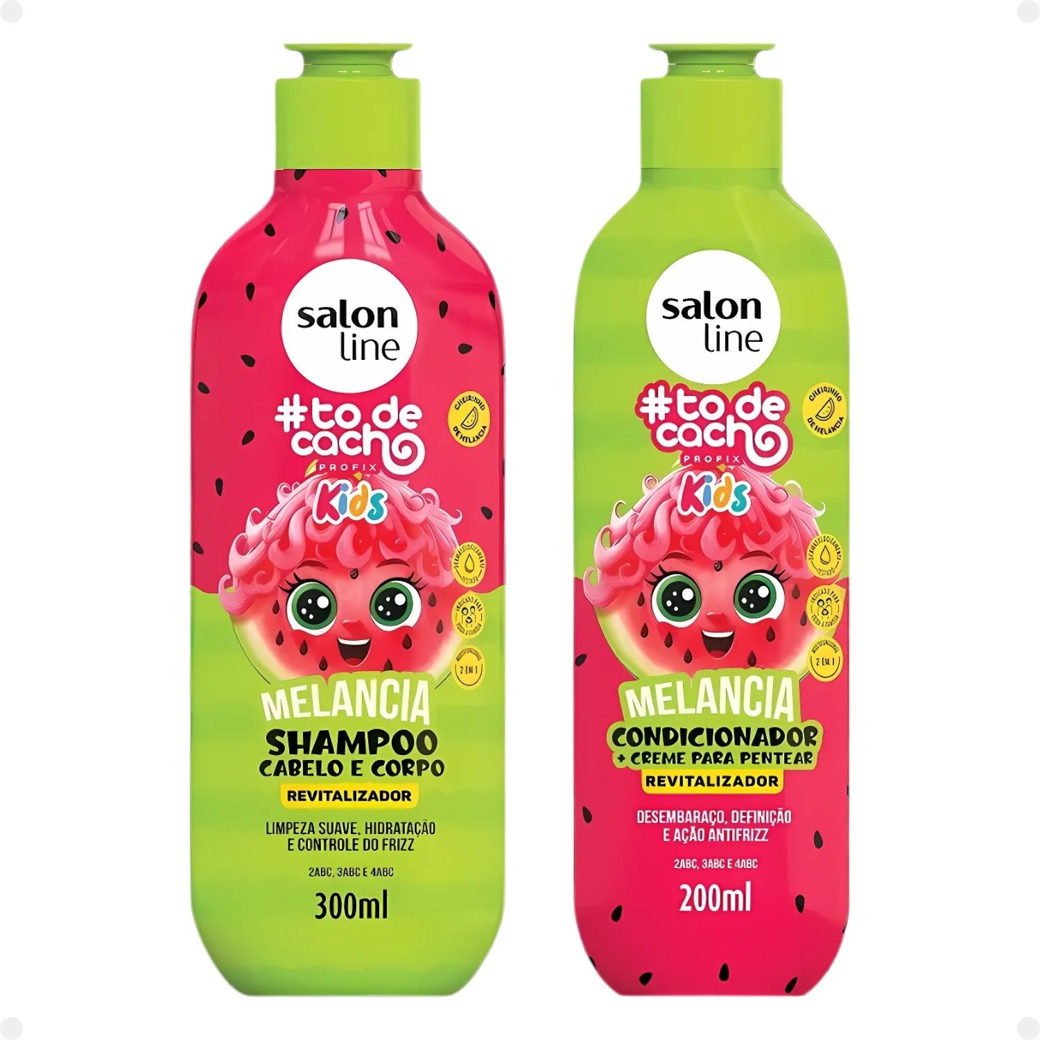 Kit Salon Line #todecacho Kids Melancia (2 Produtos)