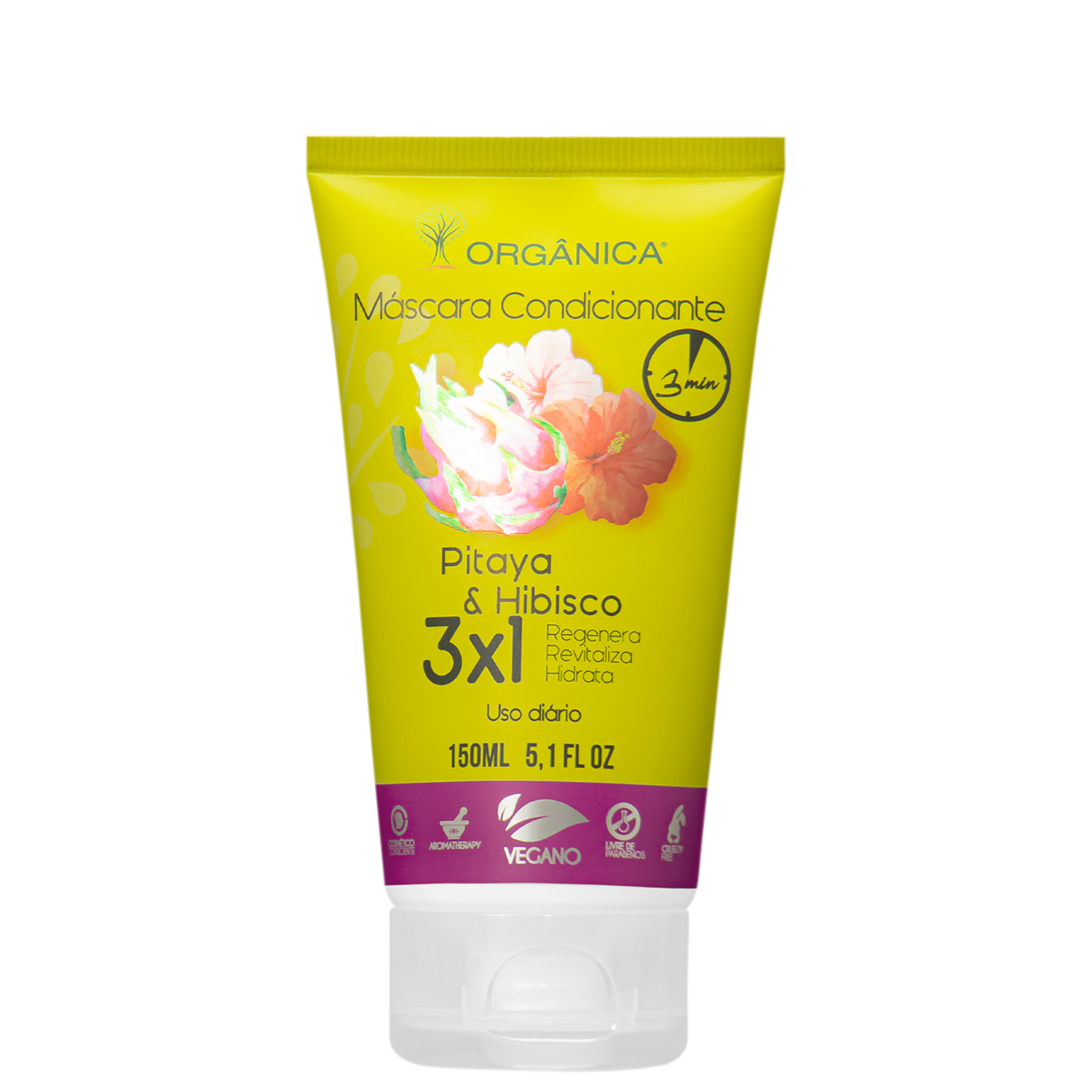 Orgânica Pitaya & Hibisco - Máscara Condicionadora 180ml