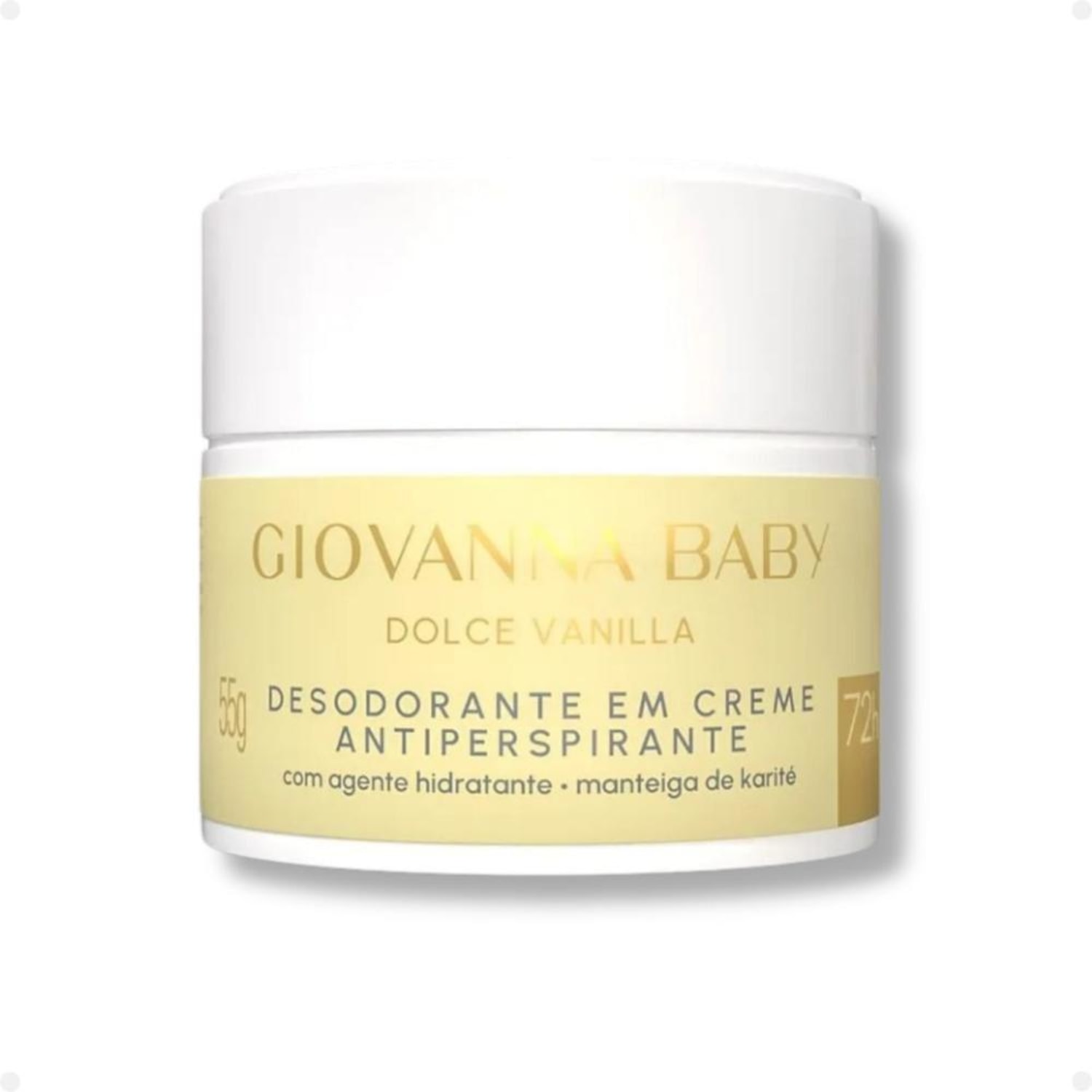 Giovanna Baby Dolce Vanilla 72h - Desodorante em Creme Antiperspirante 55g