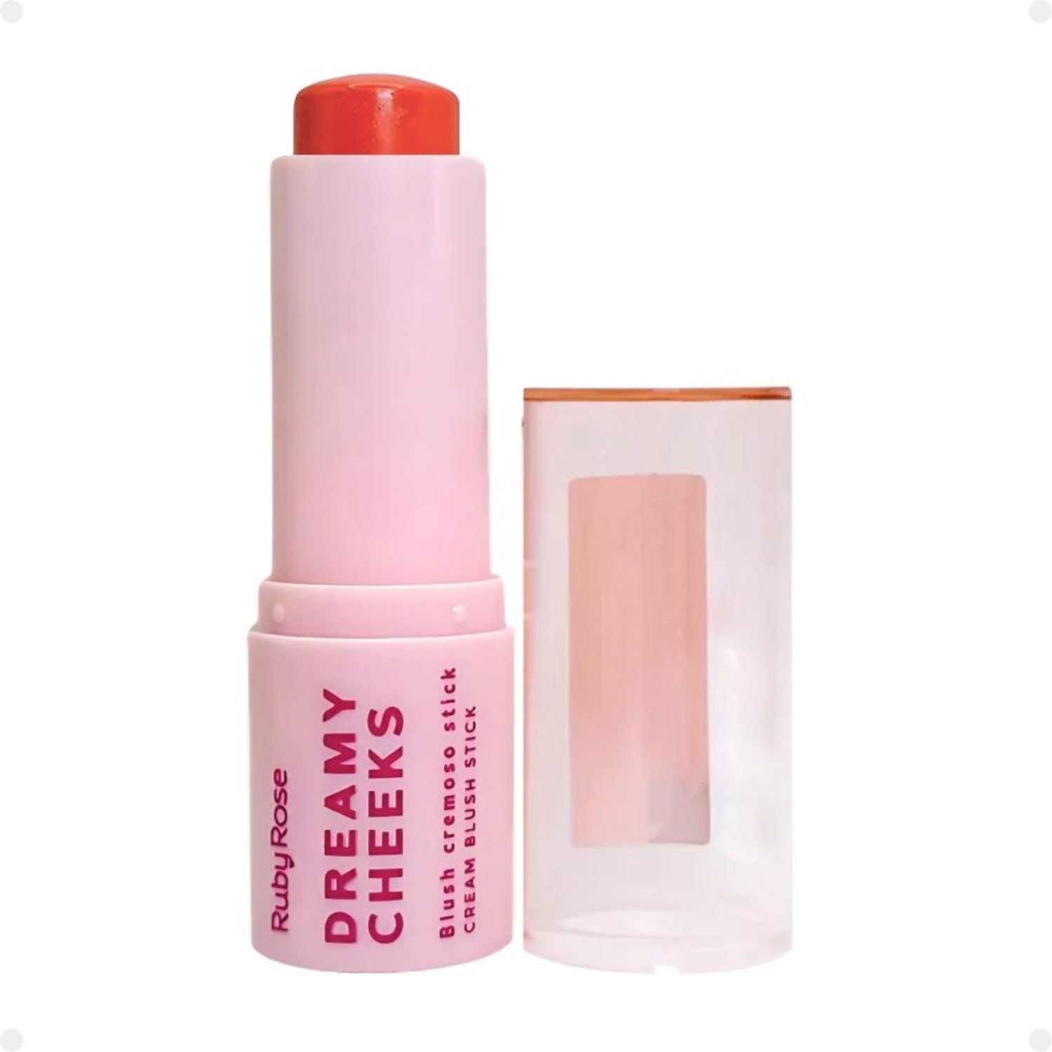 Ruby Rose Dreamy Cheeks Solar Orange - Blush em Bastão 6,57g