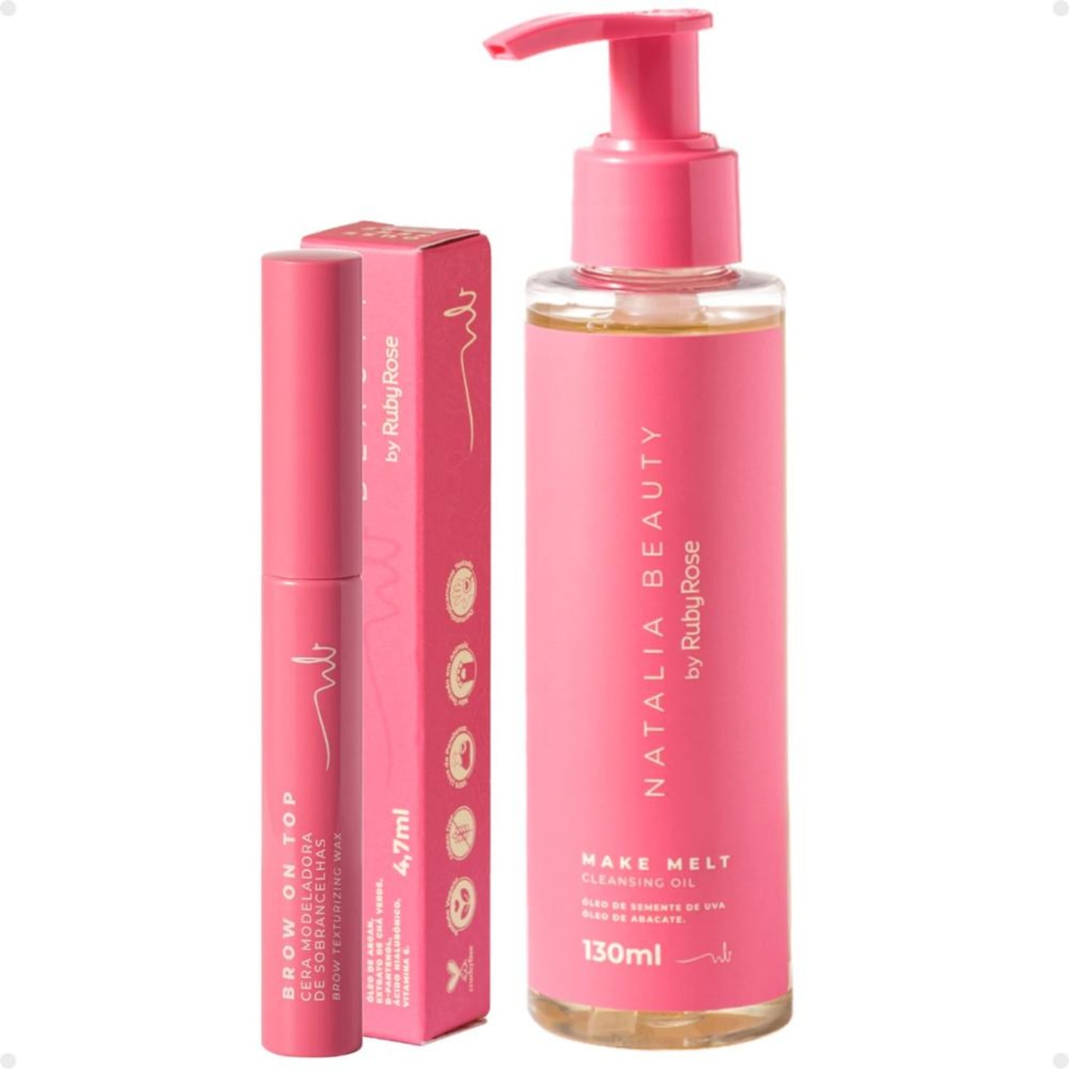 Kit Ruby Rose Natalia Beauty Sobrancelhas (2 Produtos)