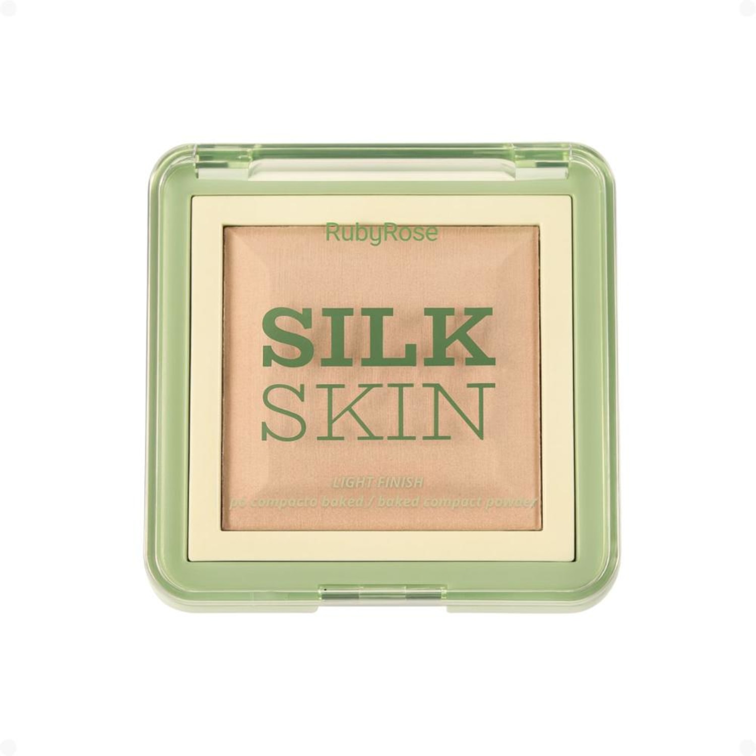 Pó Compacto Ruby Rose Silk Skin Light Finish PC20 HB-M403-2