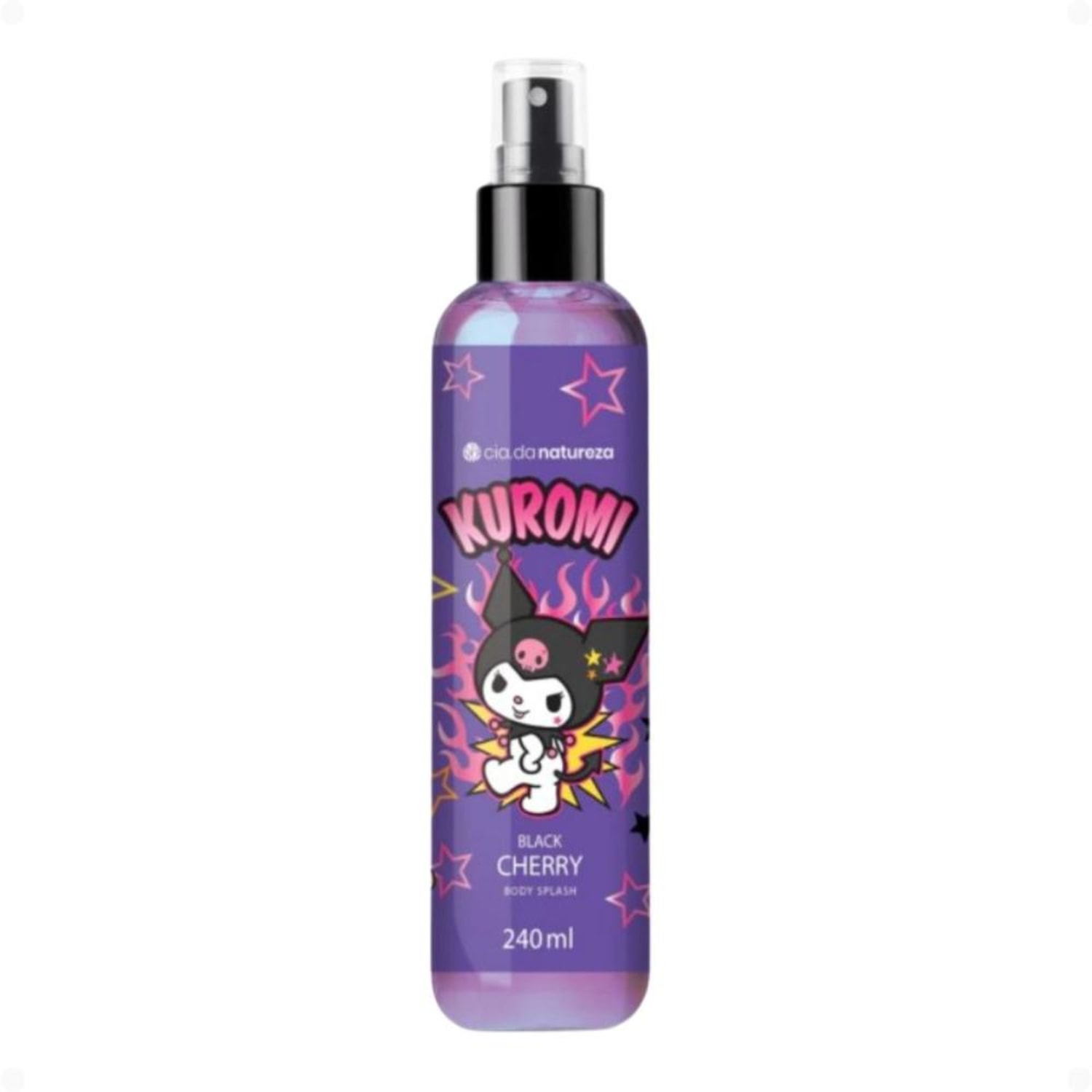 Cia da Natureza Kuromi Black Cherry - Body Spray Feminino 240ml
