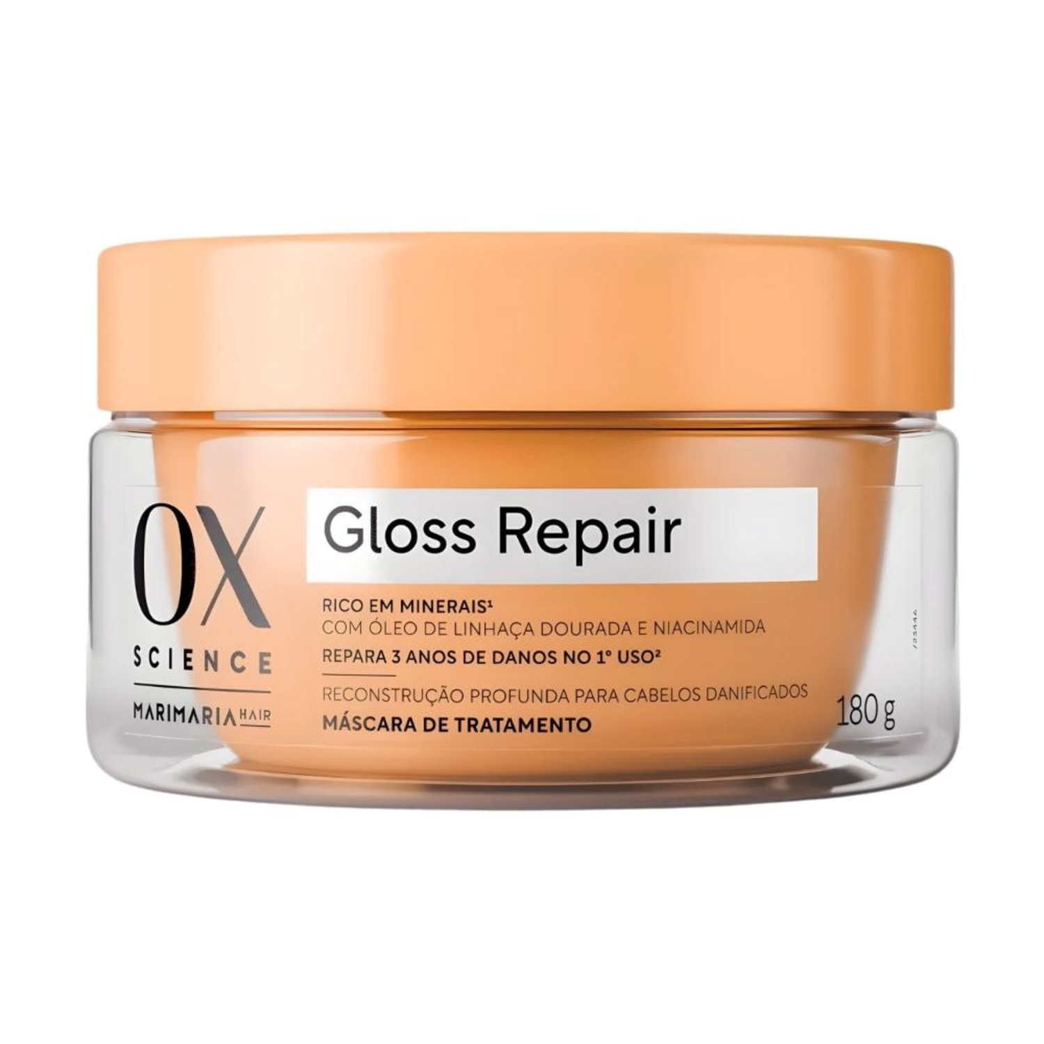 Máscara De Tratamento Capilar Ox Science Mari Maria Hair Gloss Repair 180g