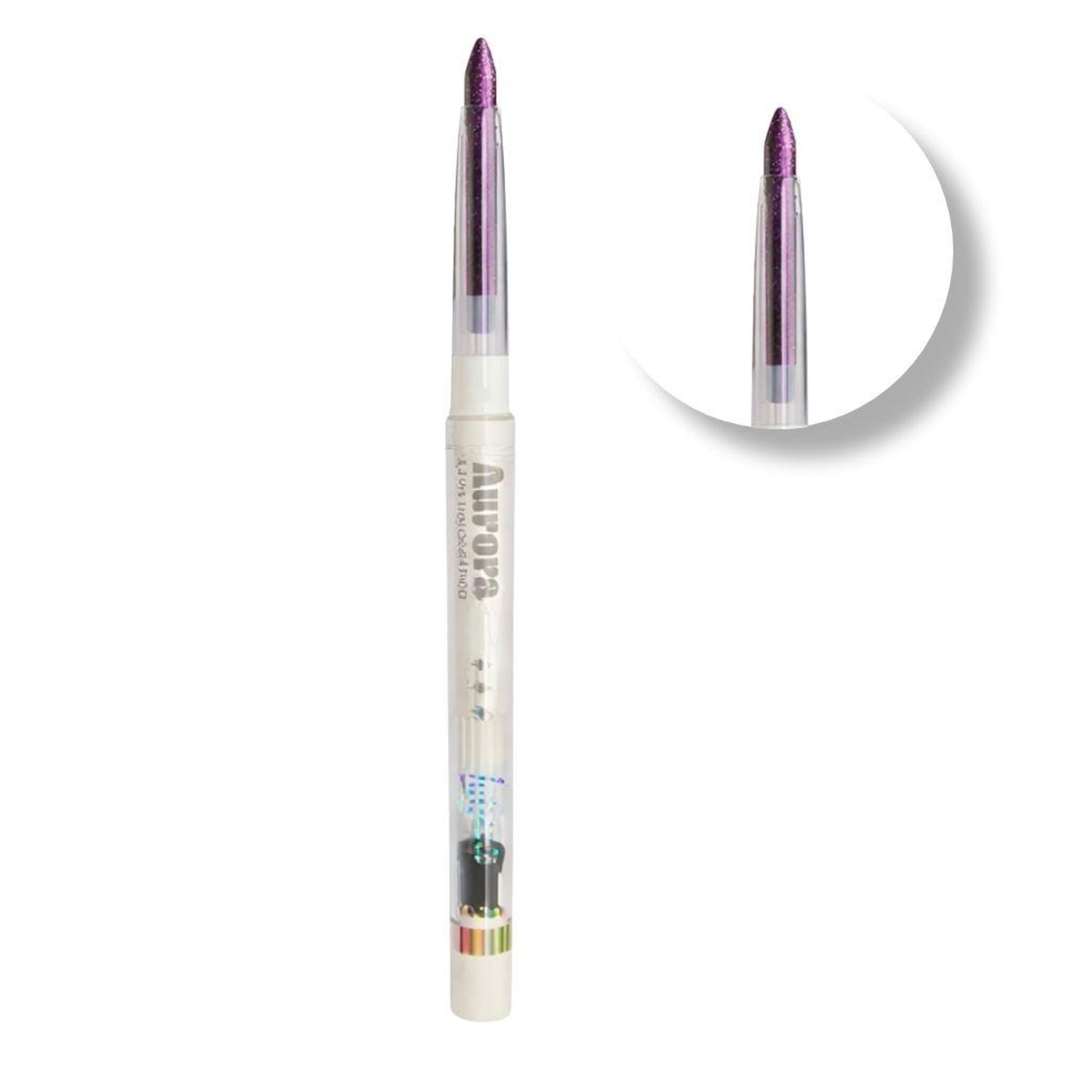 Lápis Holográfico Para Olhos Luisance Aurora Com Apontador Purpura Ref. L17005