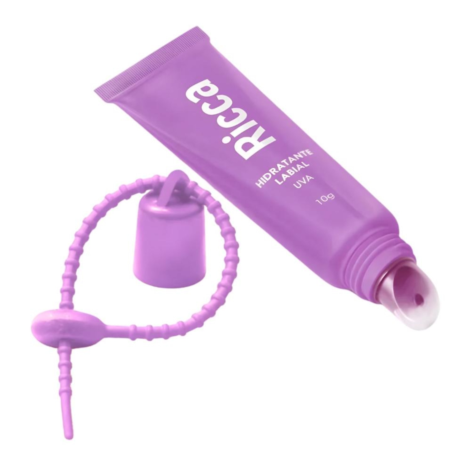 Hidratante Labial Ricca Efeito Gloss Uva 10g