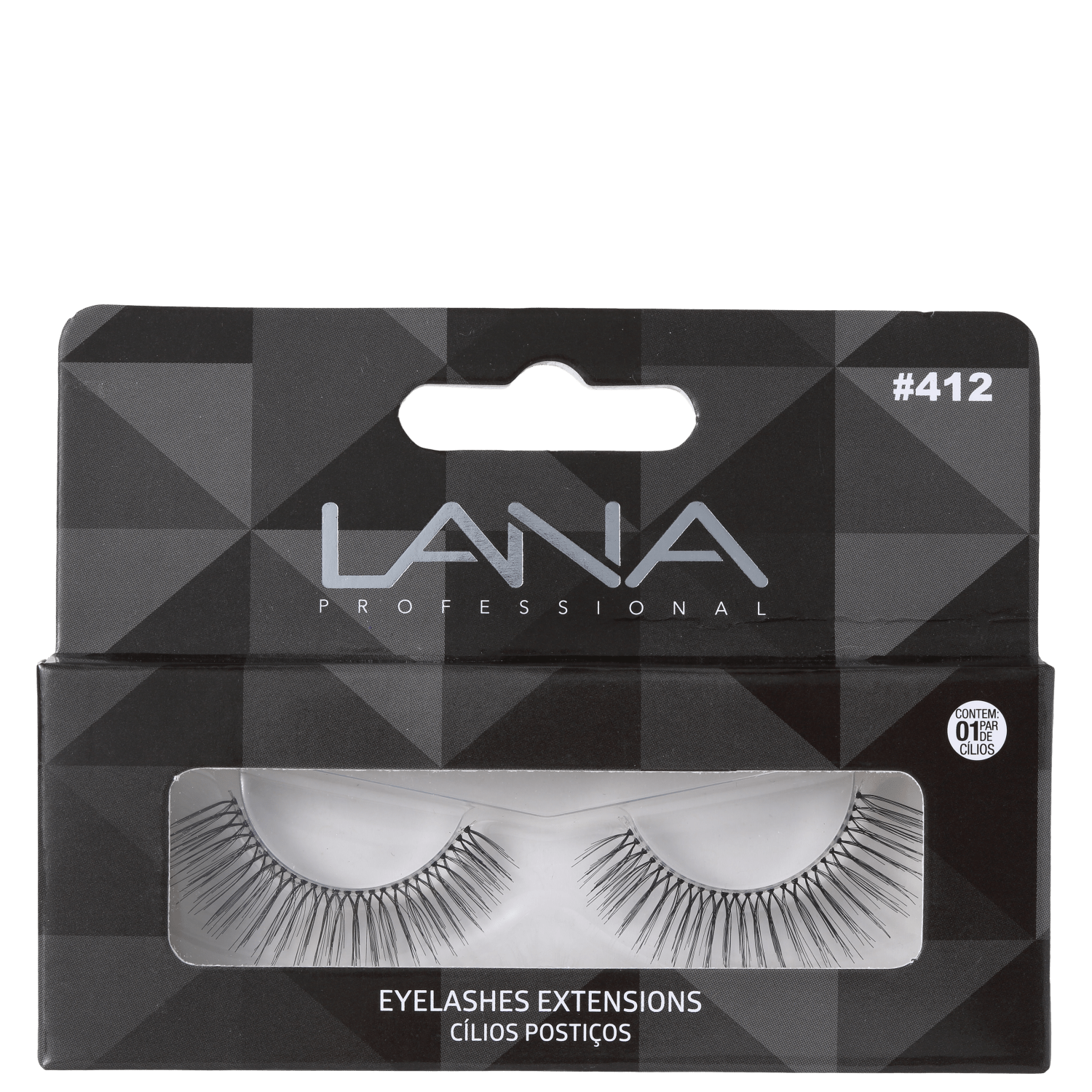Lana Professional Glam Line #412 - Cílios Postiços 1g