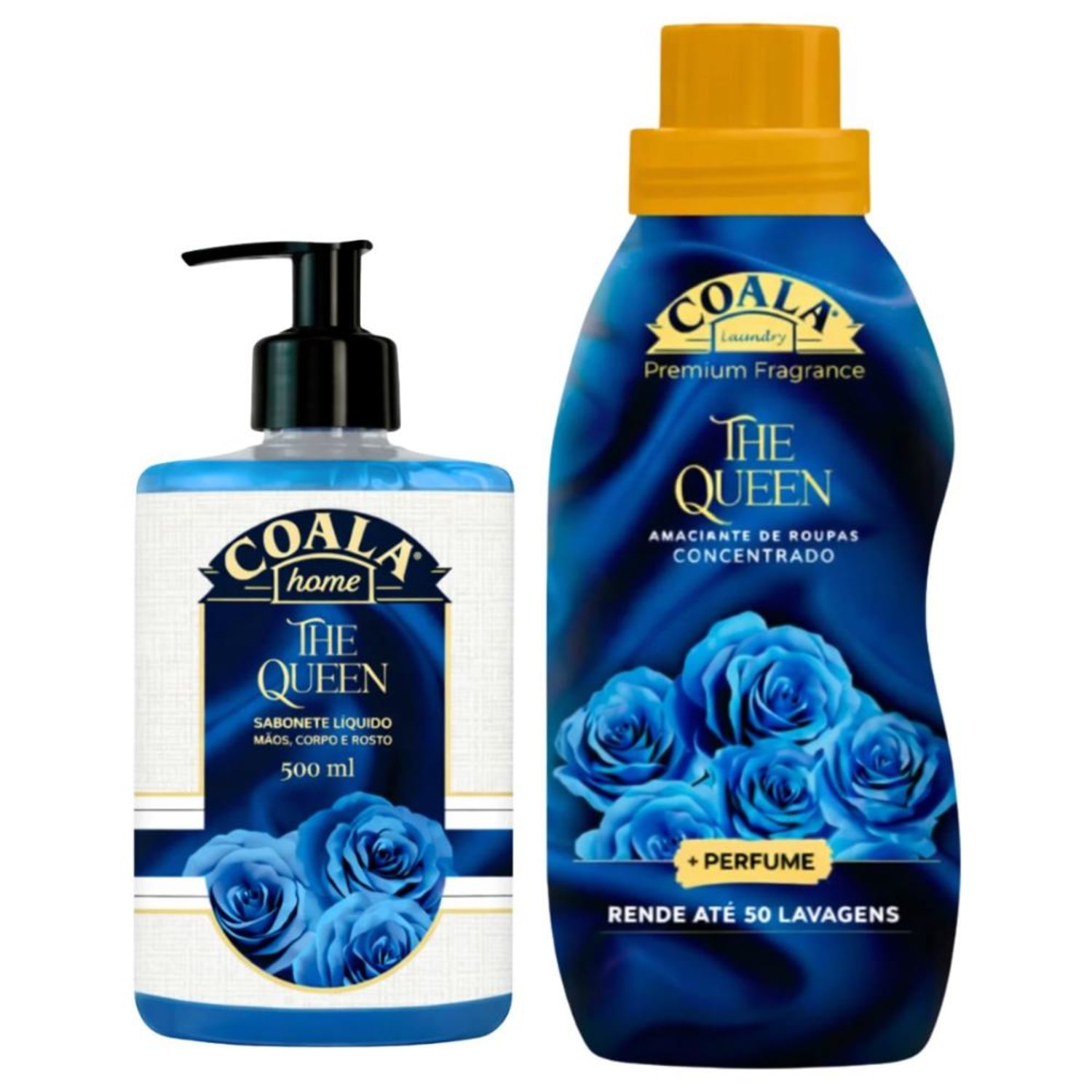 Kit Coala The Queen: Amaciante e Sabonete Líquido