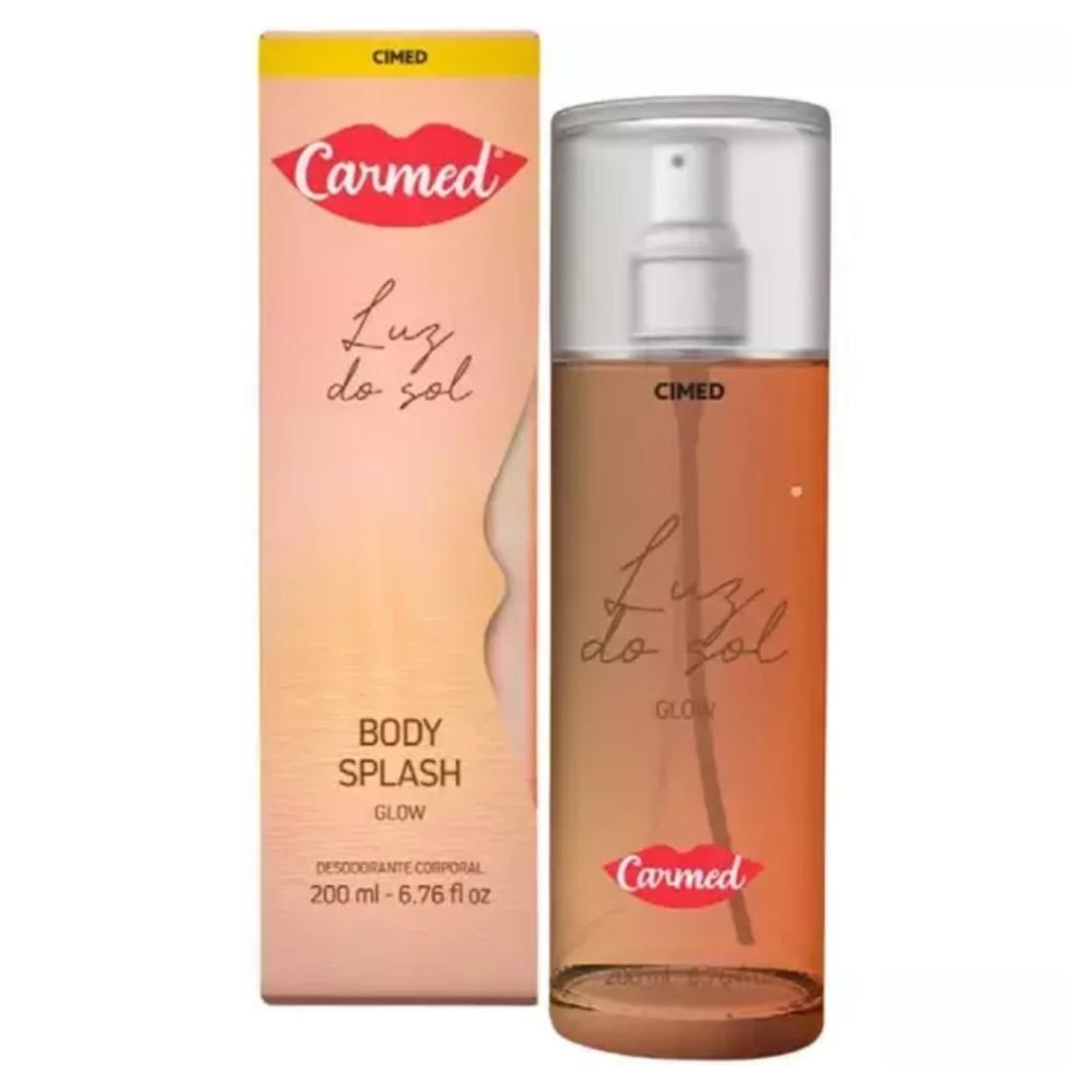 Body Splash Glow Carmed Luz do Sol 200ml