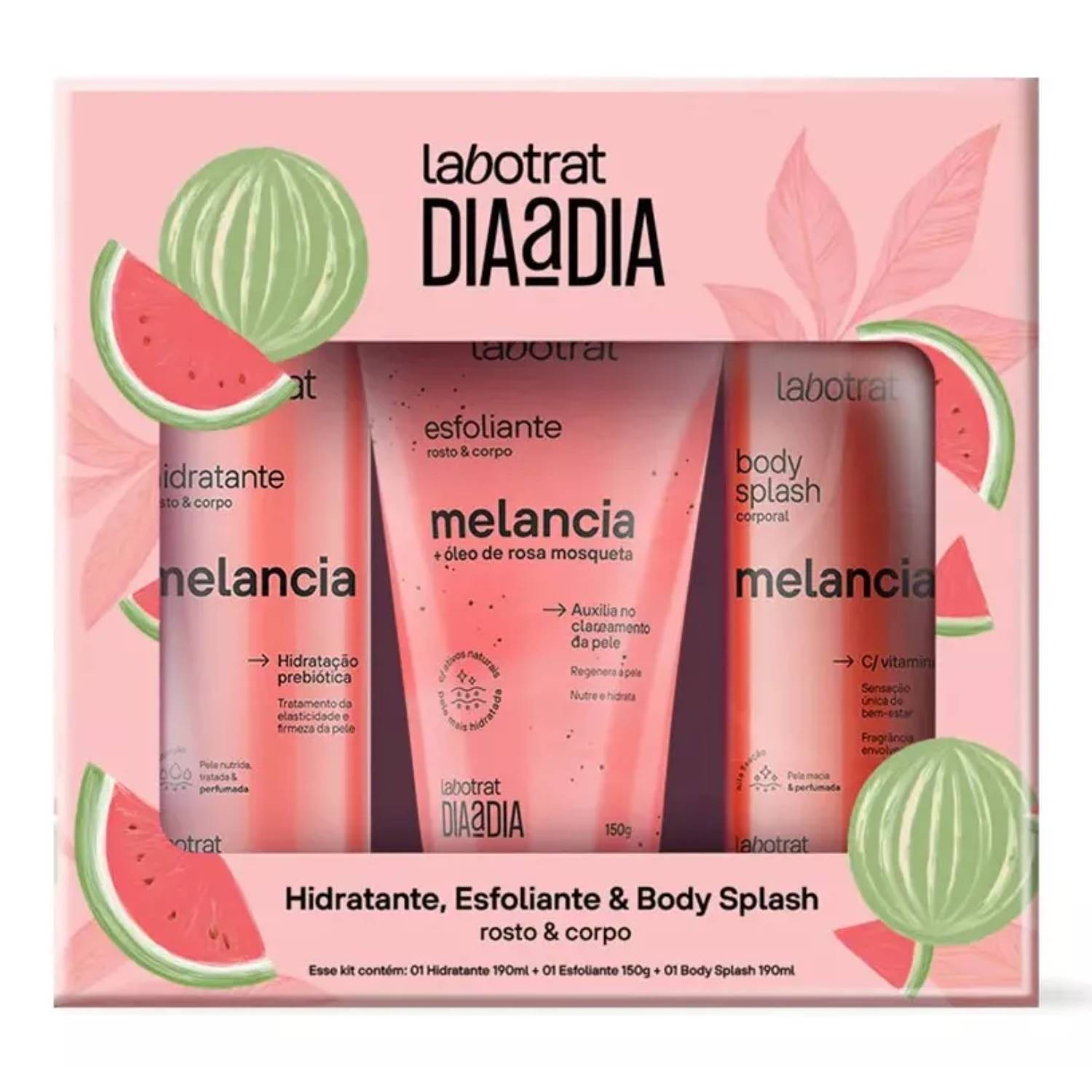 PACK DIA A DIA C/ 3 ITENS MELANCIA - LABOTRAT