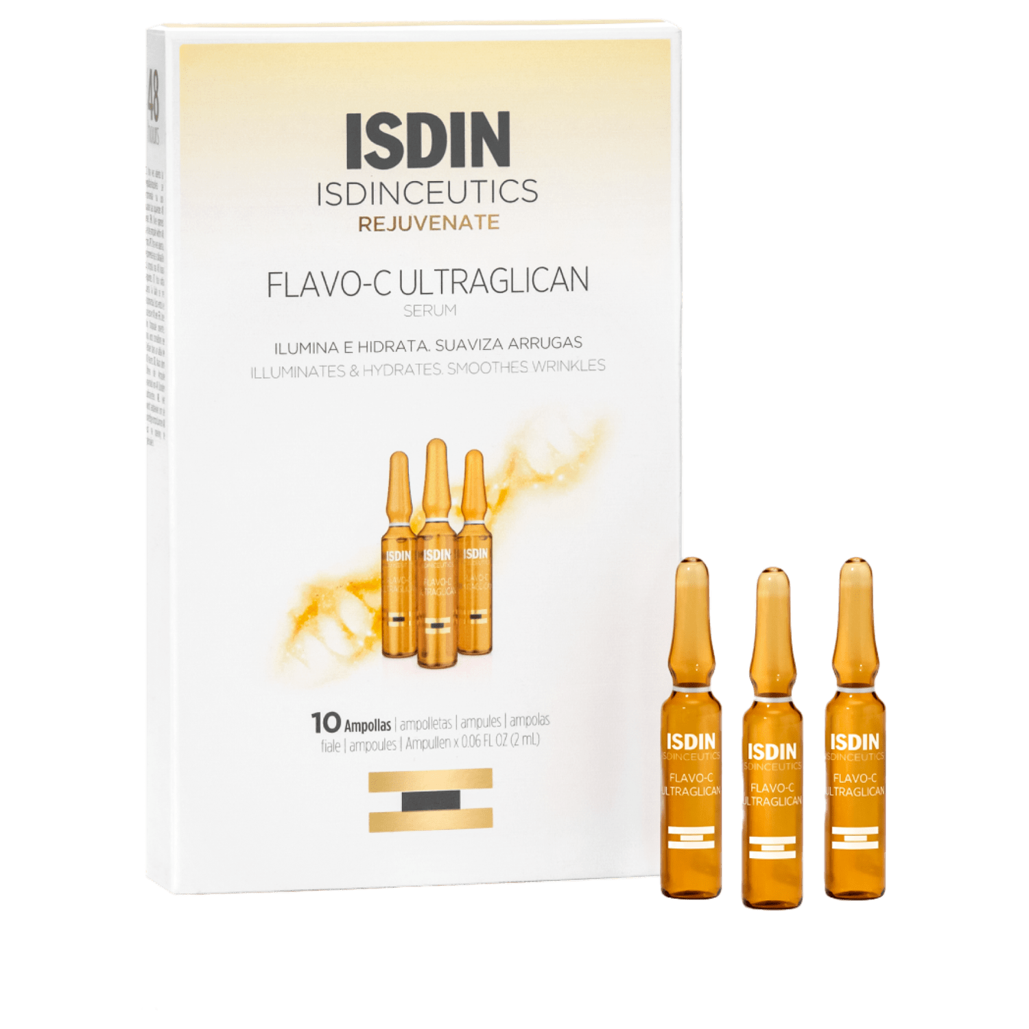 ISDIN ISDINCEUTICS Flavo-C Ultraglican - Sérum Antioxidante Diurno (10 Unidades)