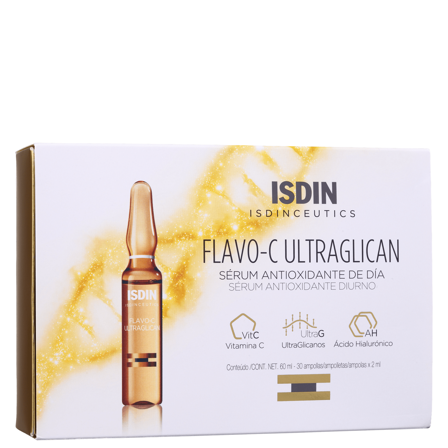 ISDIN Isdinceutics Flavo-C Ultraglican - Sérum Antioxidante Diurno (30 Unidades)