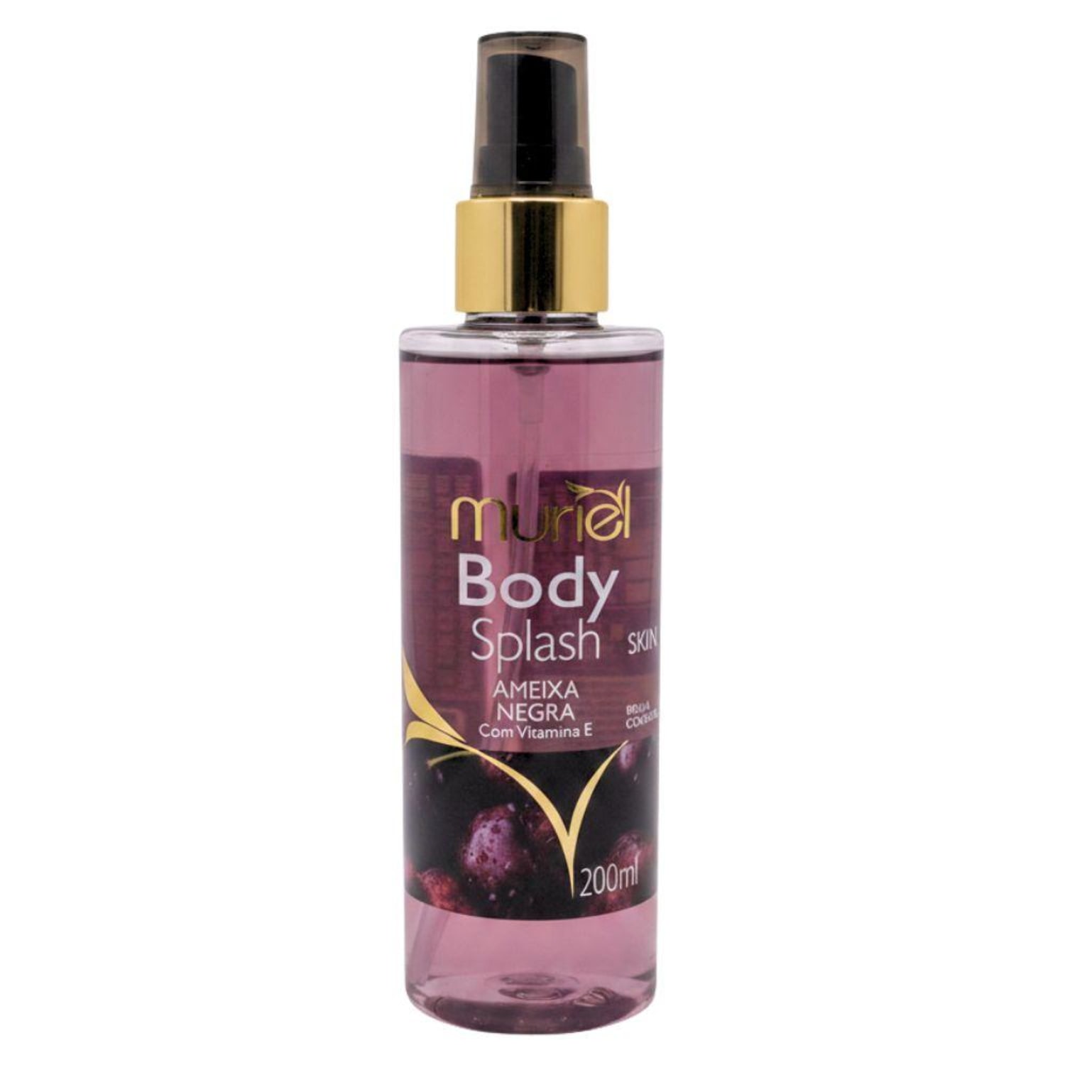 Body Splash Muriel Skin Ameixa Negra Com Vitamina E 200ml