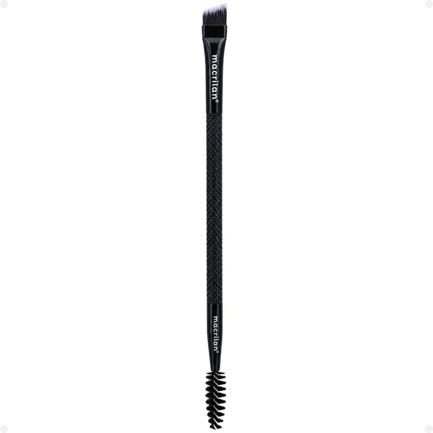Pincel Duplo Chanfrado e Escova Macrilan Noir Collection N12