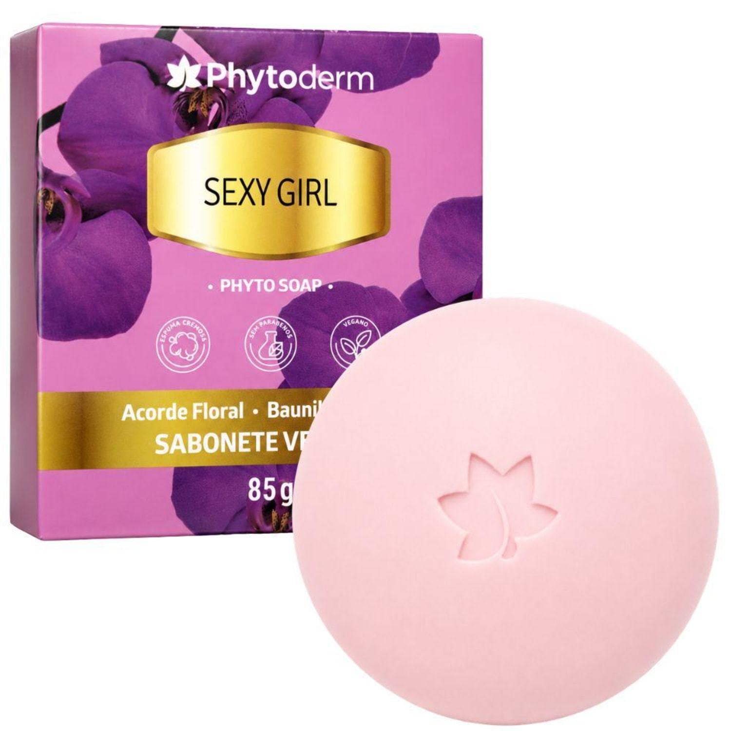 Sabonete Vegetal Phytoderm Sexy Girl Phyto Soap 85g