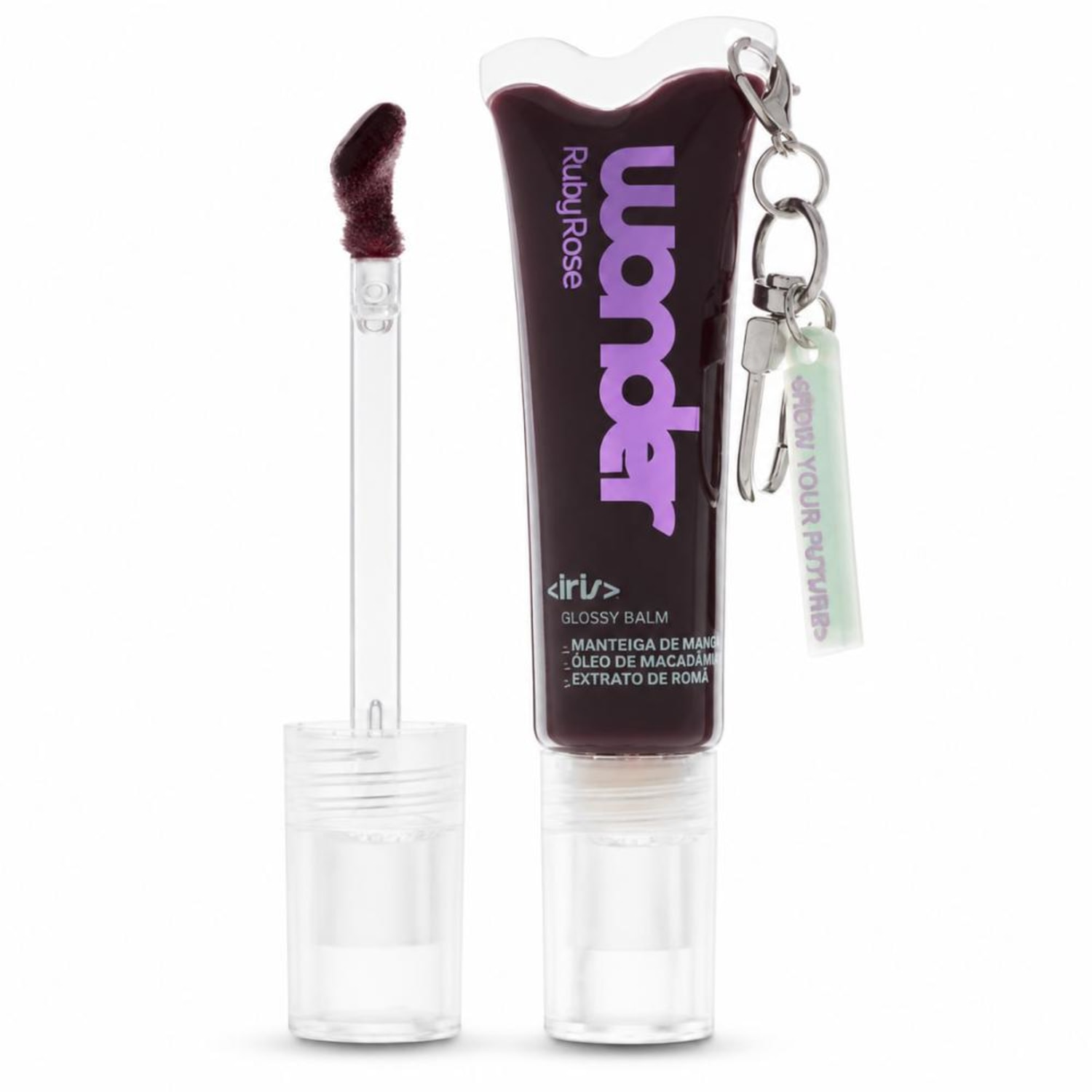 Glossy Balm Ruby Rose Wonder Iris War Chief Com Chaveiro hb-l6413-5