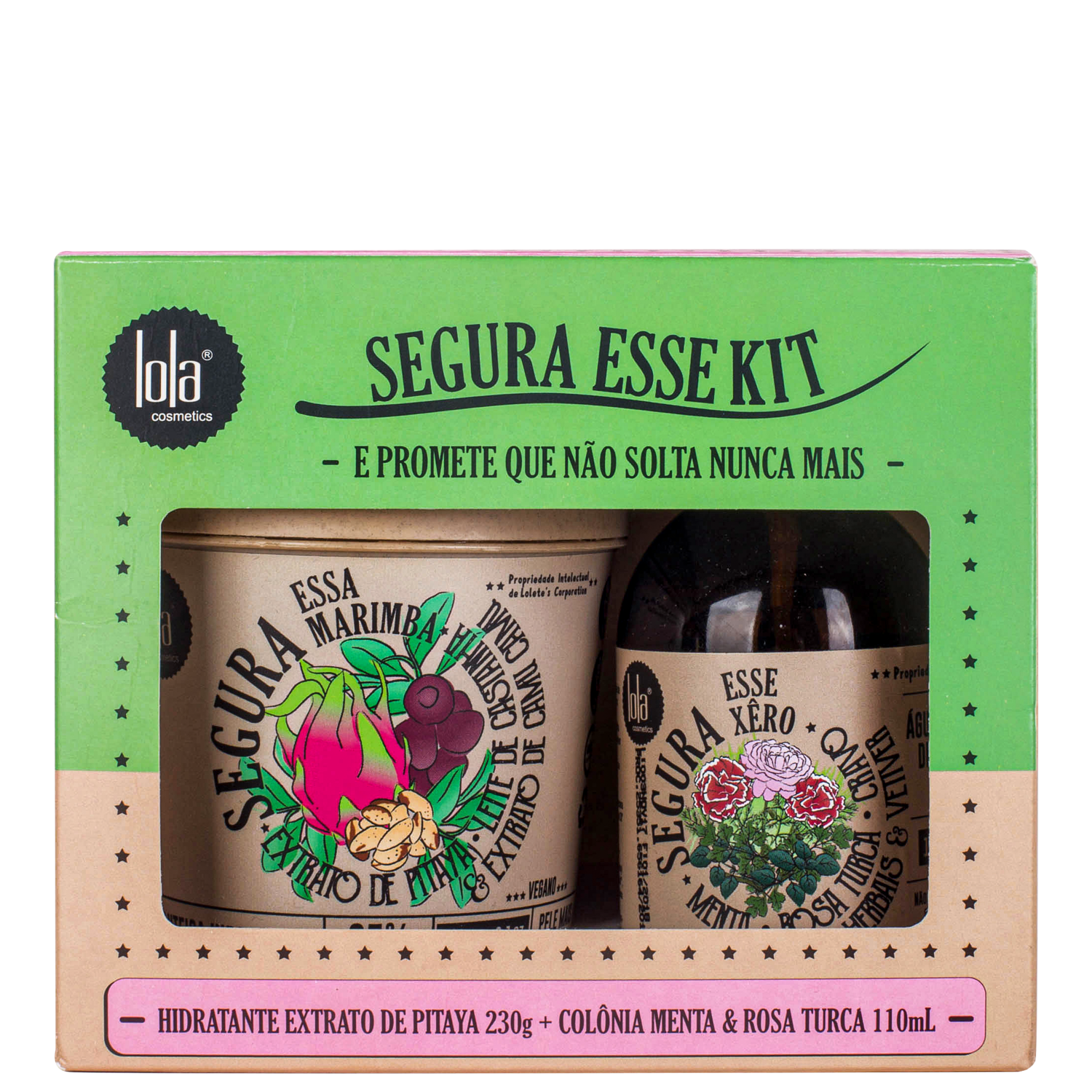 Conjunto Lola Cosmetics Segura Esse Kit - Eau de Cologne 110ml + Manteiga Corporal 230g