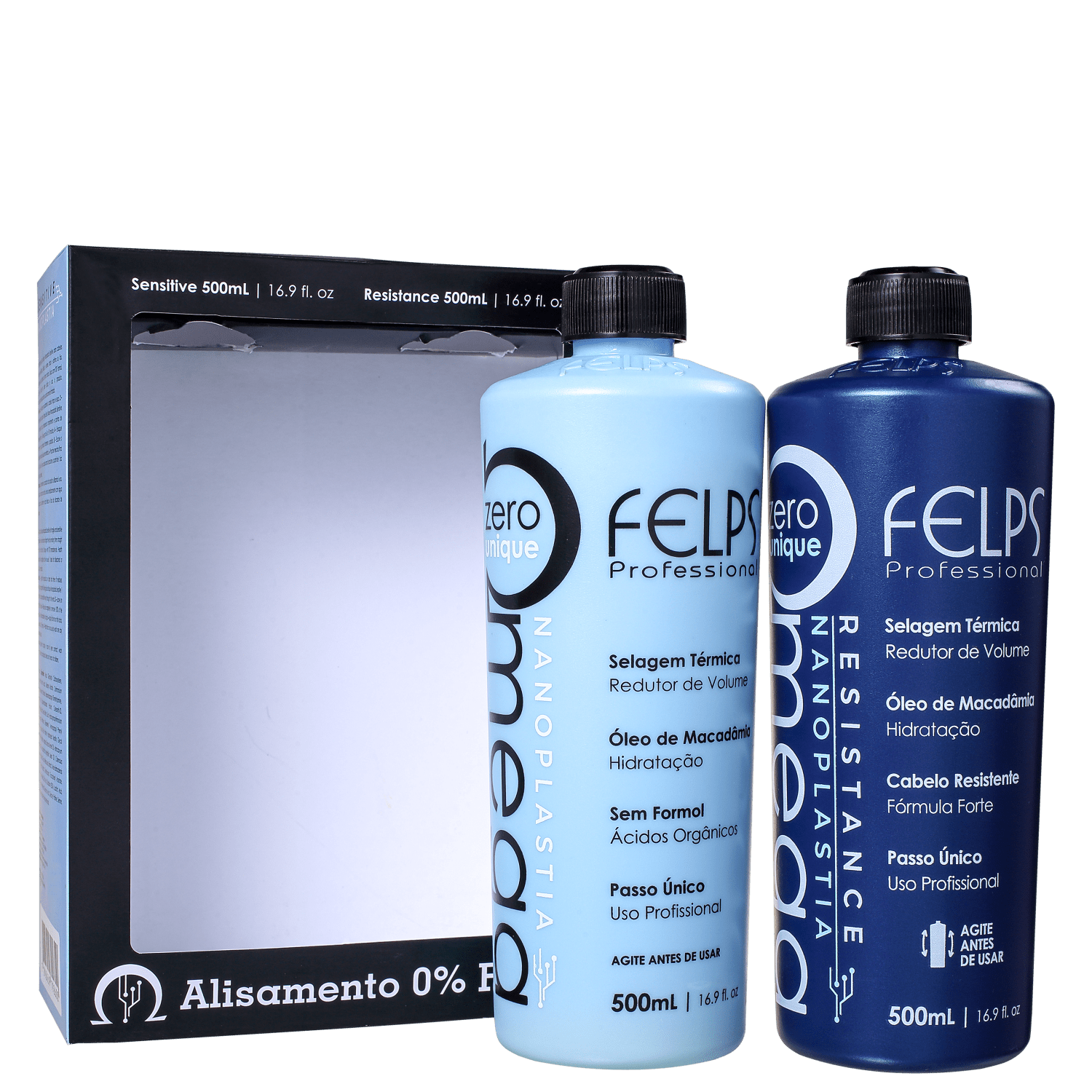 Kit Felps Professional Omega Zero Unique Nanoplastia (2 produtos)
