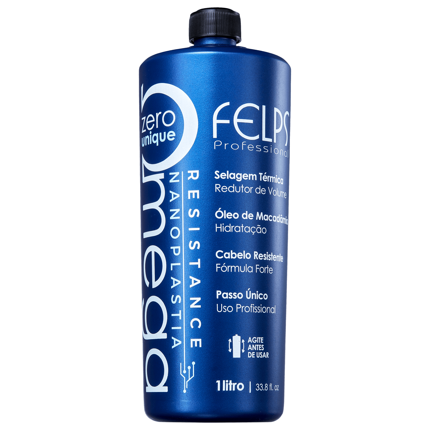 Felps Professional Omega Zero Unique Resistance Nanoplastia - Selagem Térmica 1L