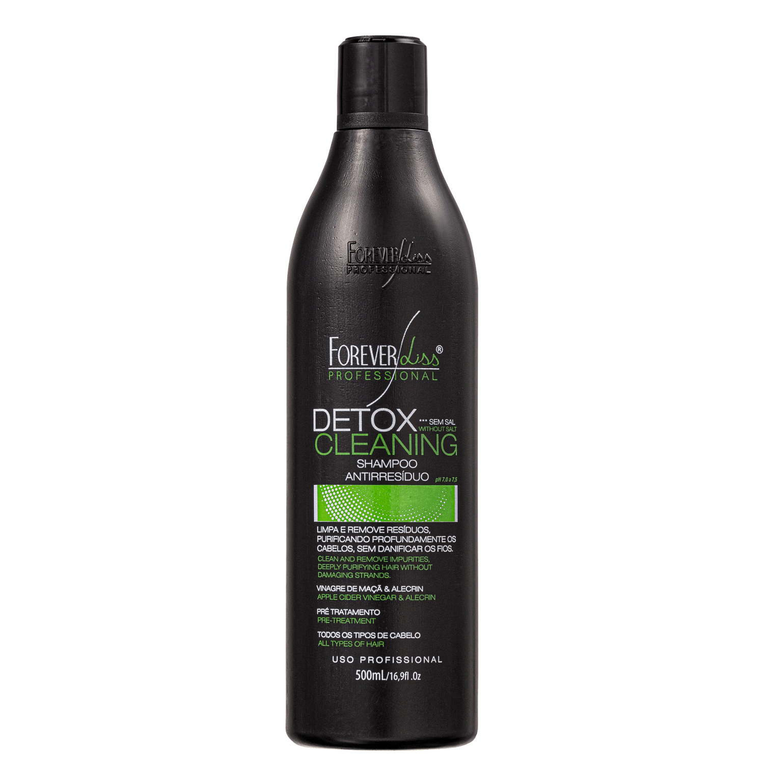 Forever Liss Professional Detox Cleaning - Shampoo Antirresíduo 500g