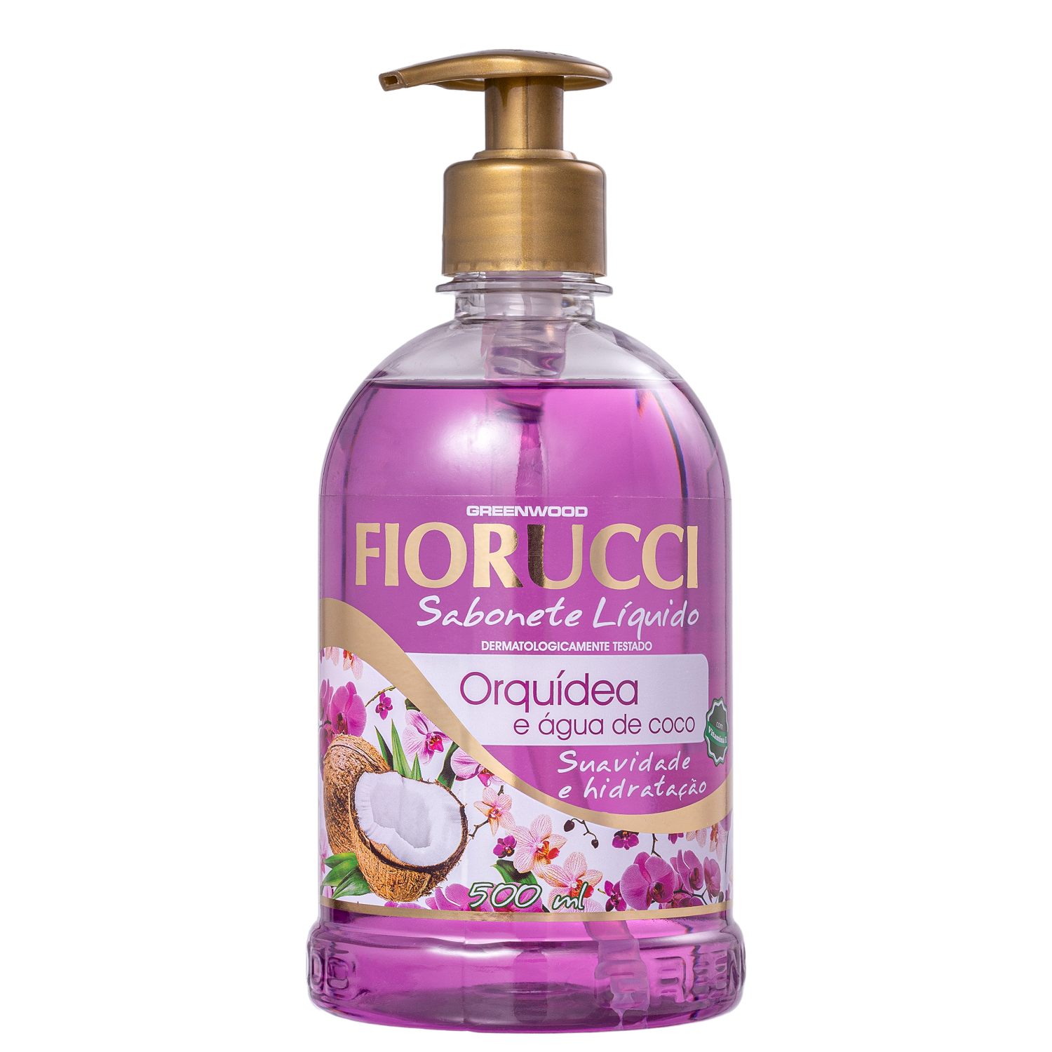 Fiorucci Orquídea e Água de Coco - Sabonete Líquido 500ml